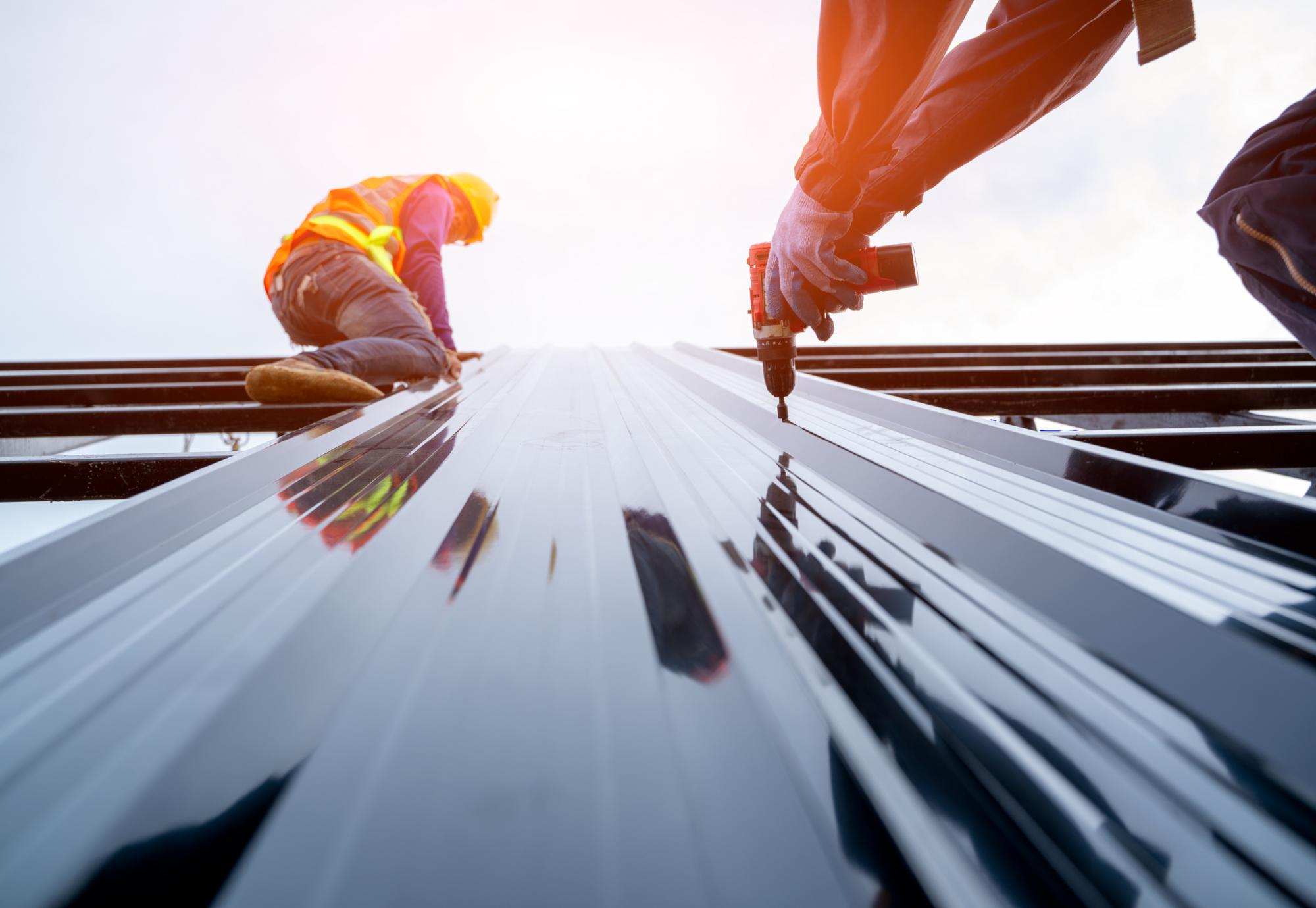 Workmen in construction