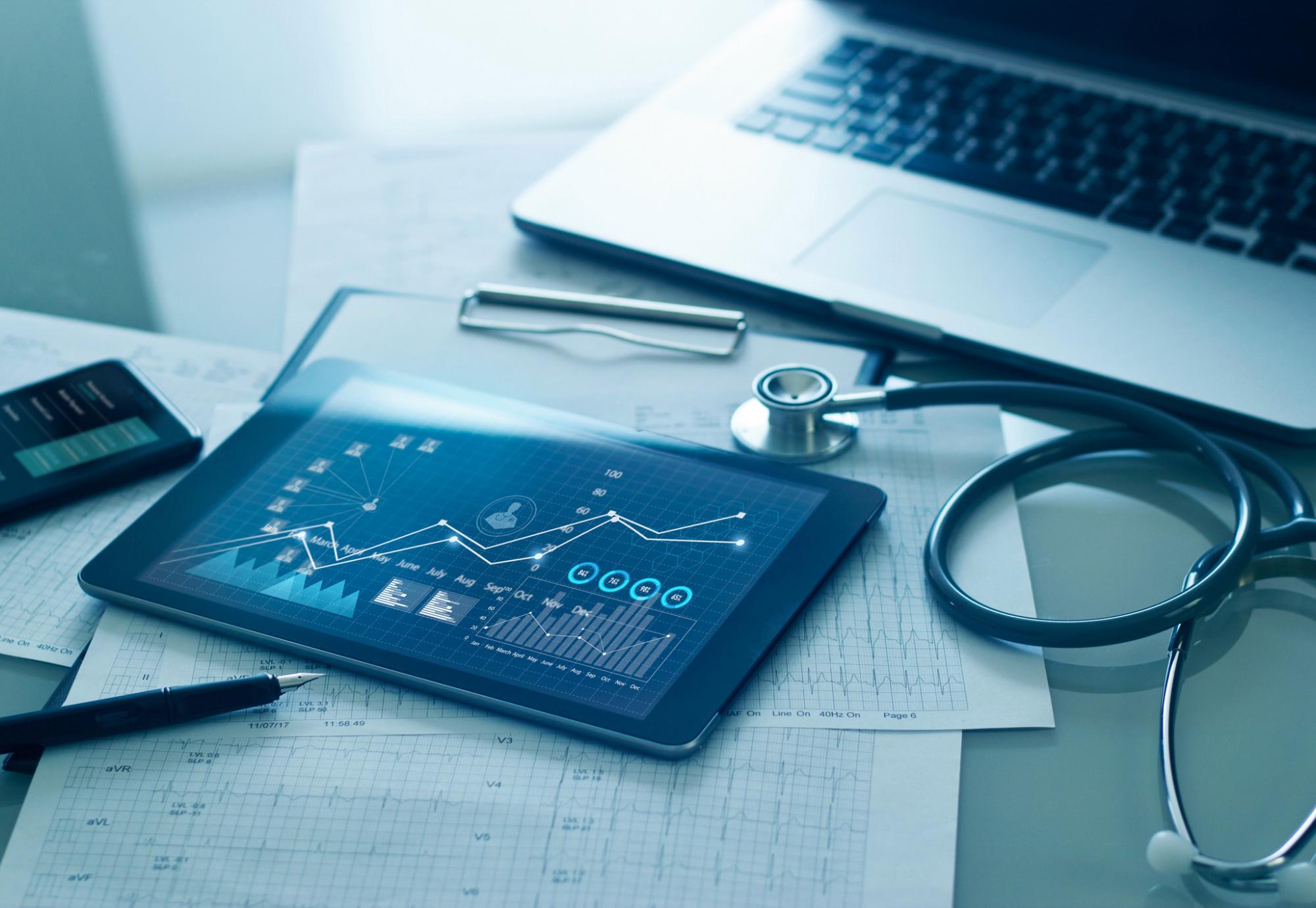 Digital tools on a desk