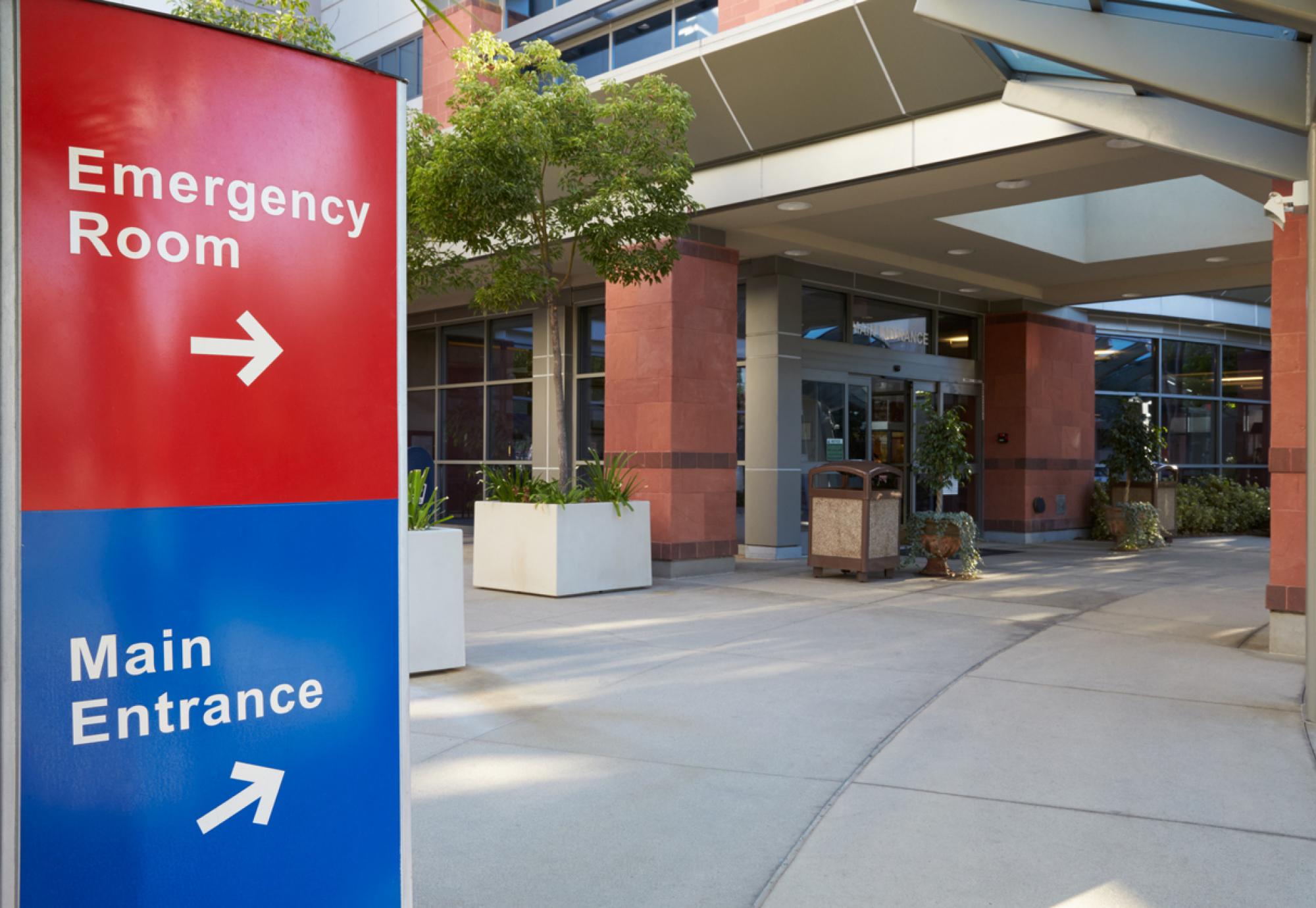 Hospital entrance