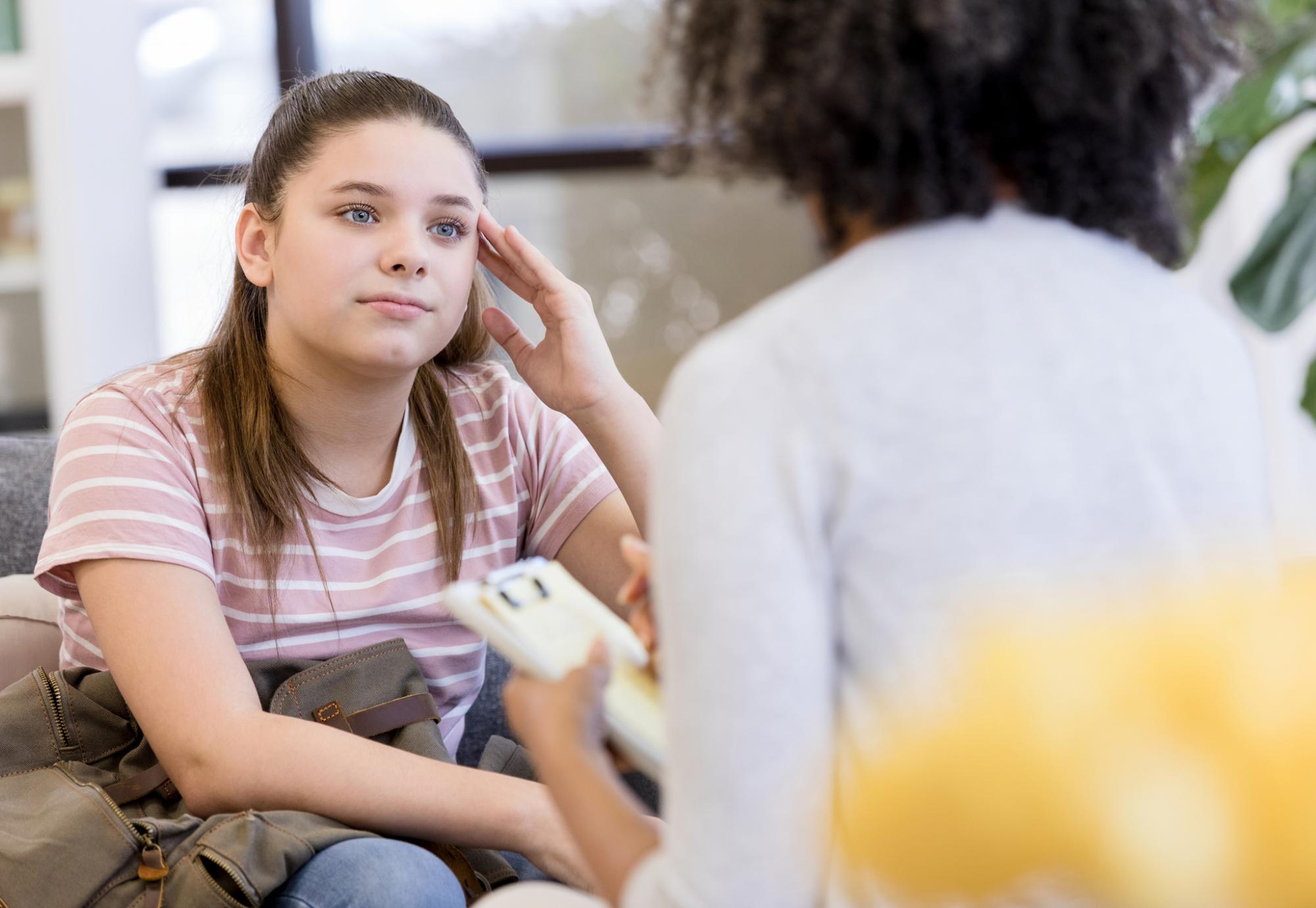 child receiving therapy