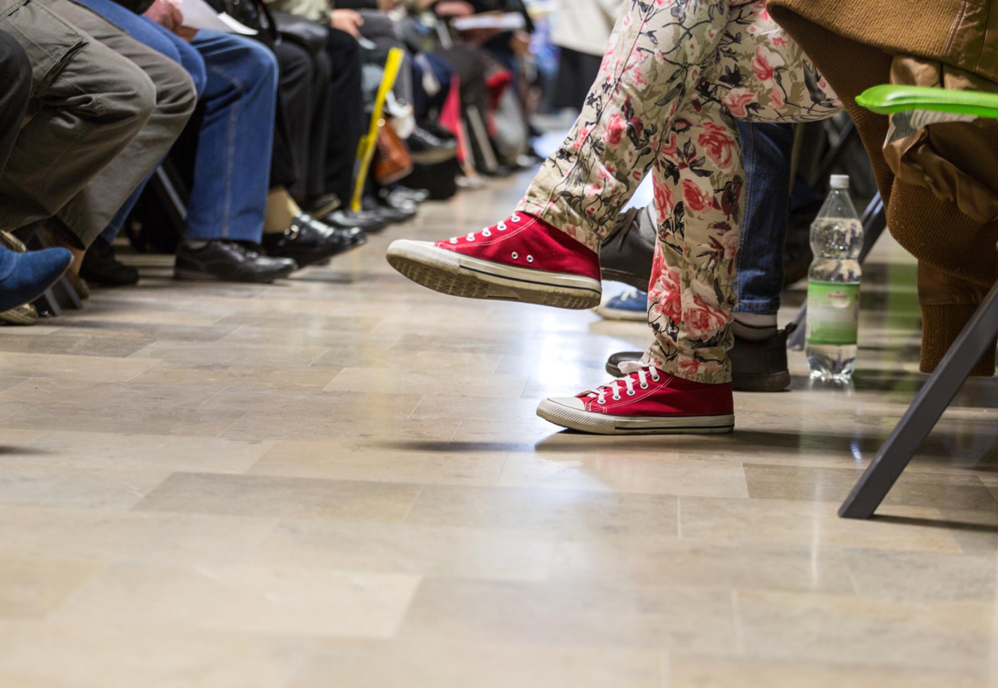 people waiting in waiting room