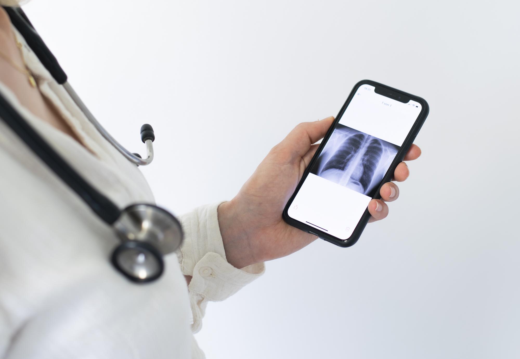 X-ray on phone