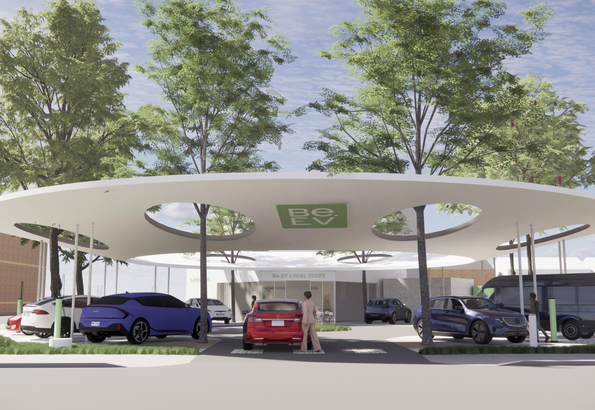 Be.EV charging hub