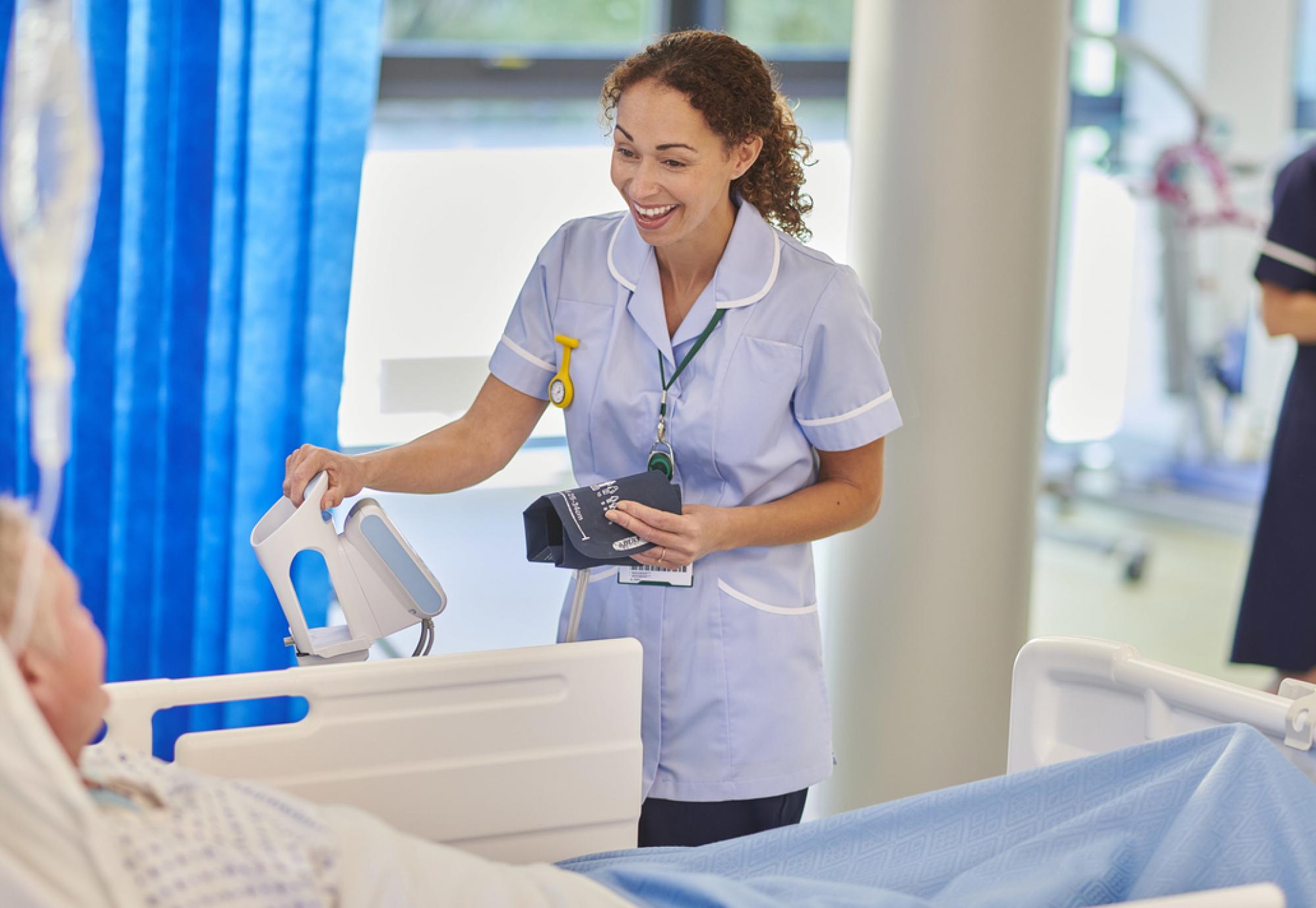 Nurse on a ward