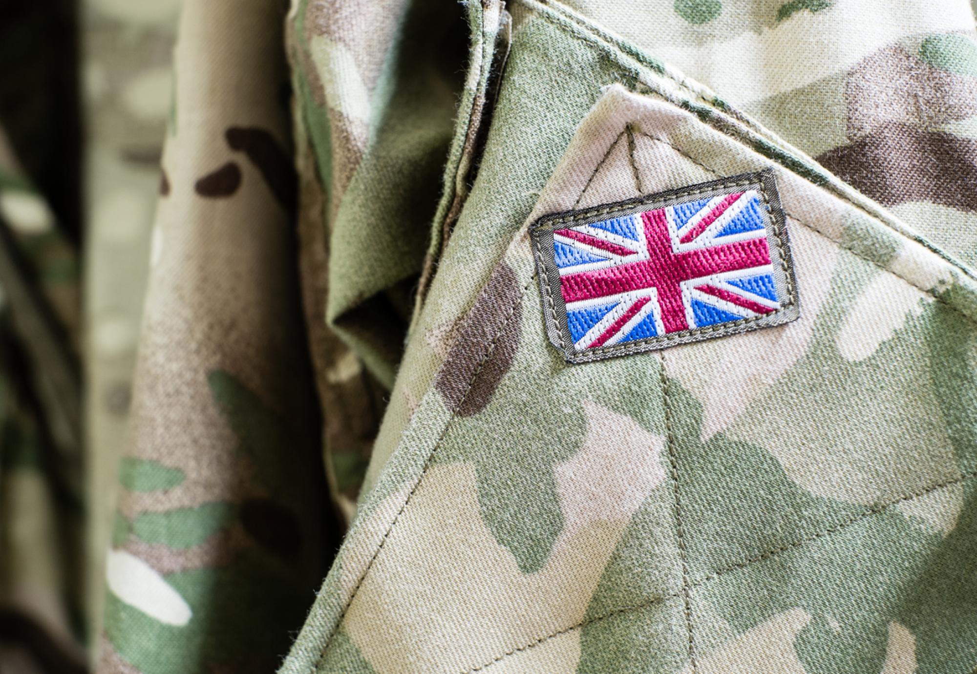 Image of a British military uniform depicting NHS Scotland's new veterans healthcare scheme