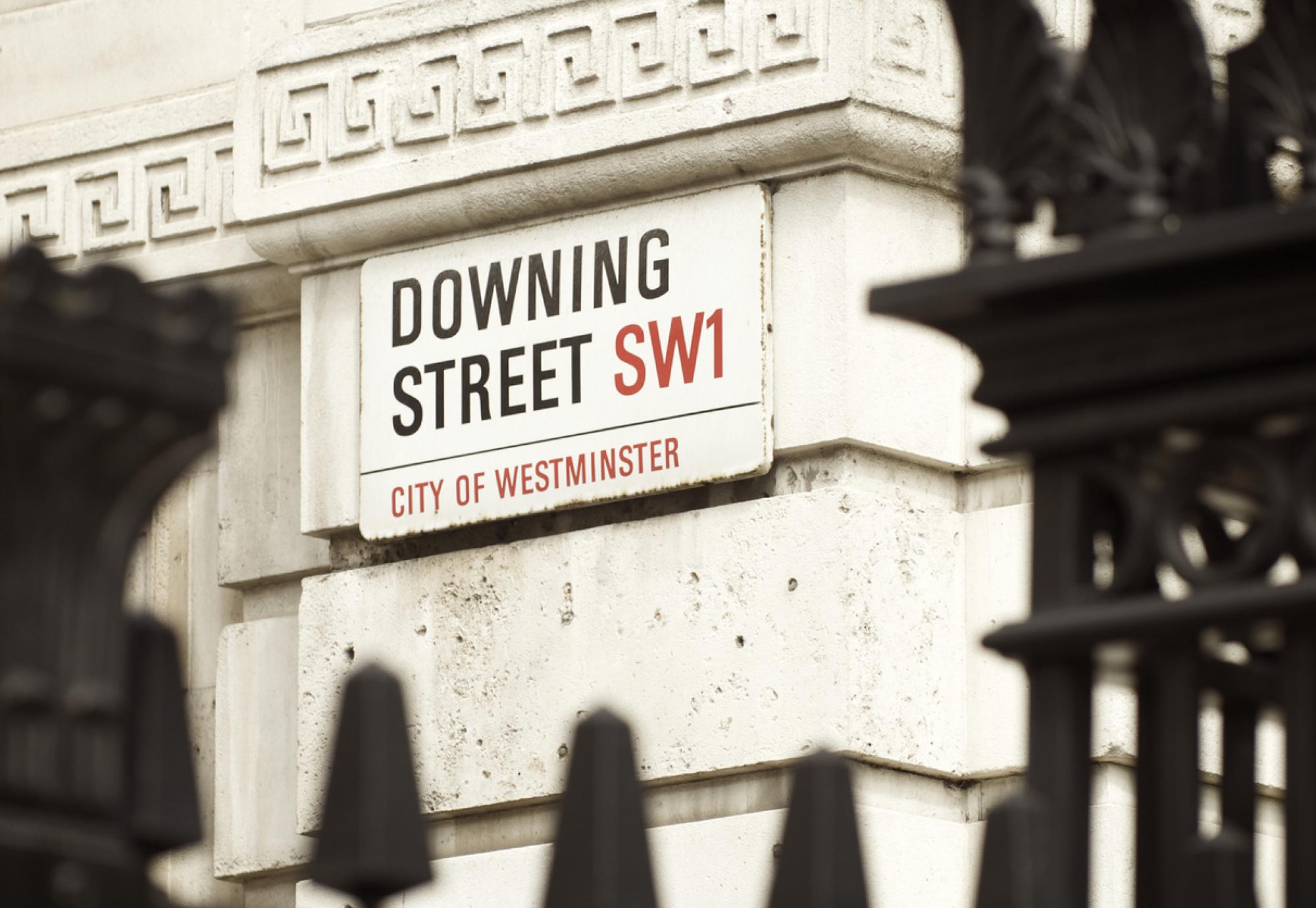 10 Downing street depicting the next general election