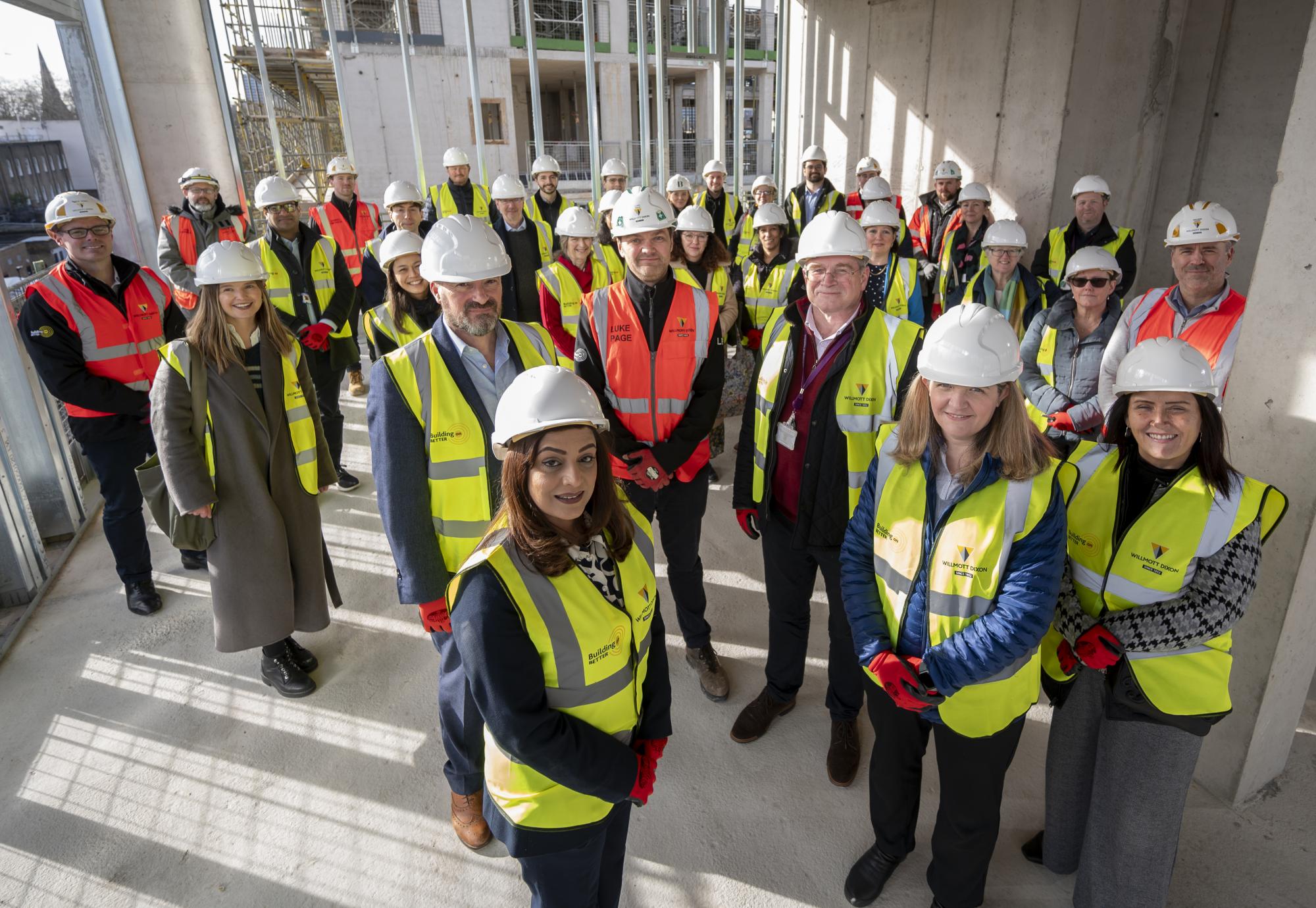 Chiswick Health Centre topping out event