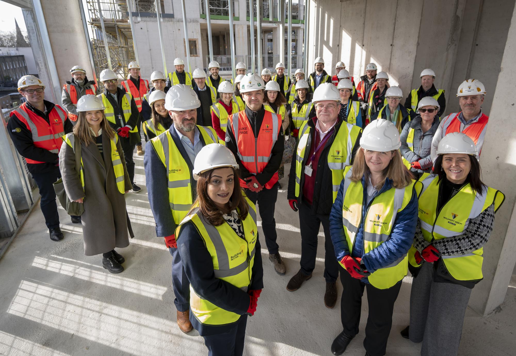 Chiswick Health Centre topping out event