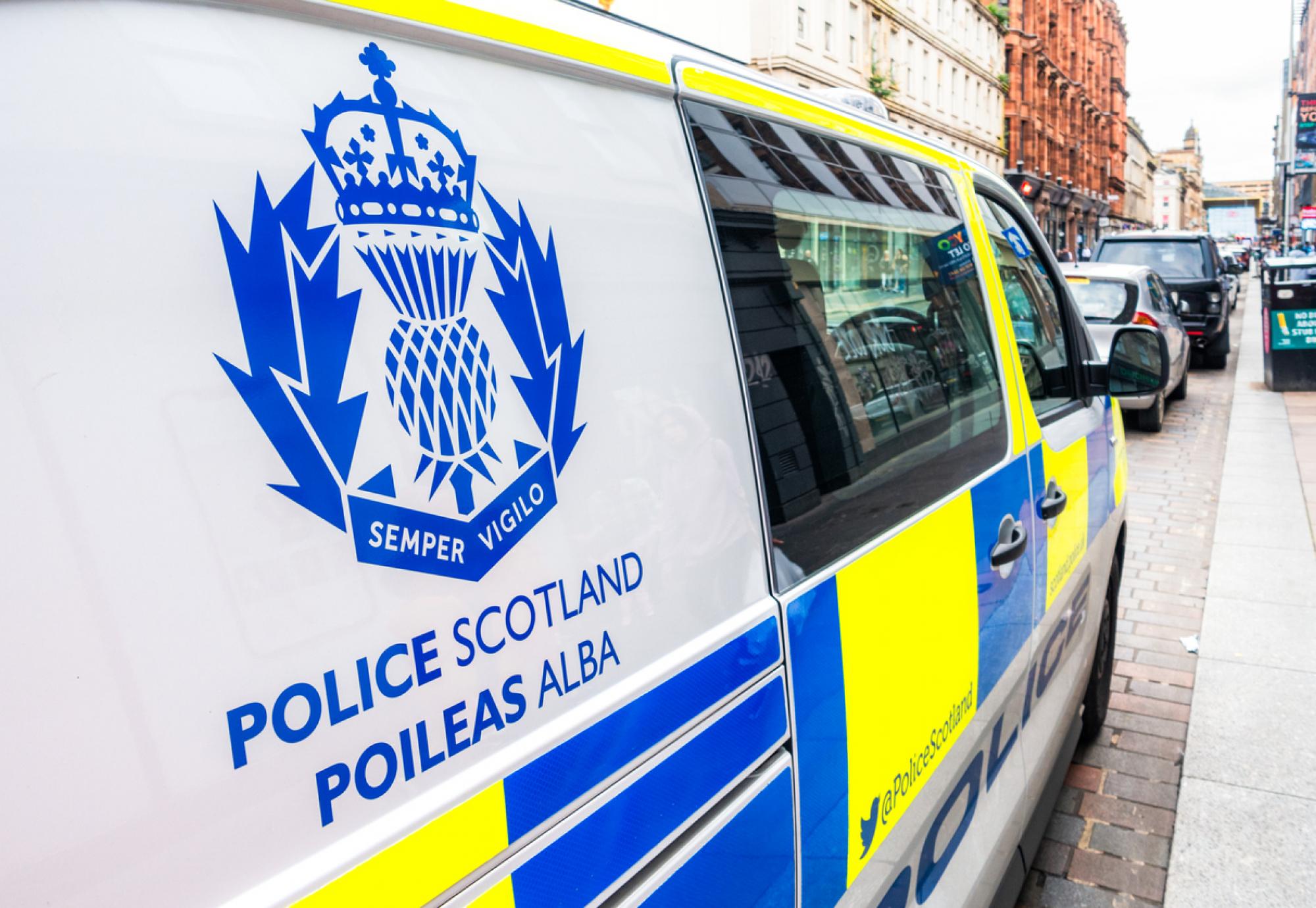 Police Scotland van