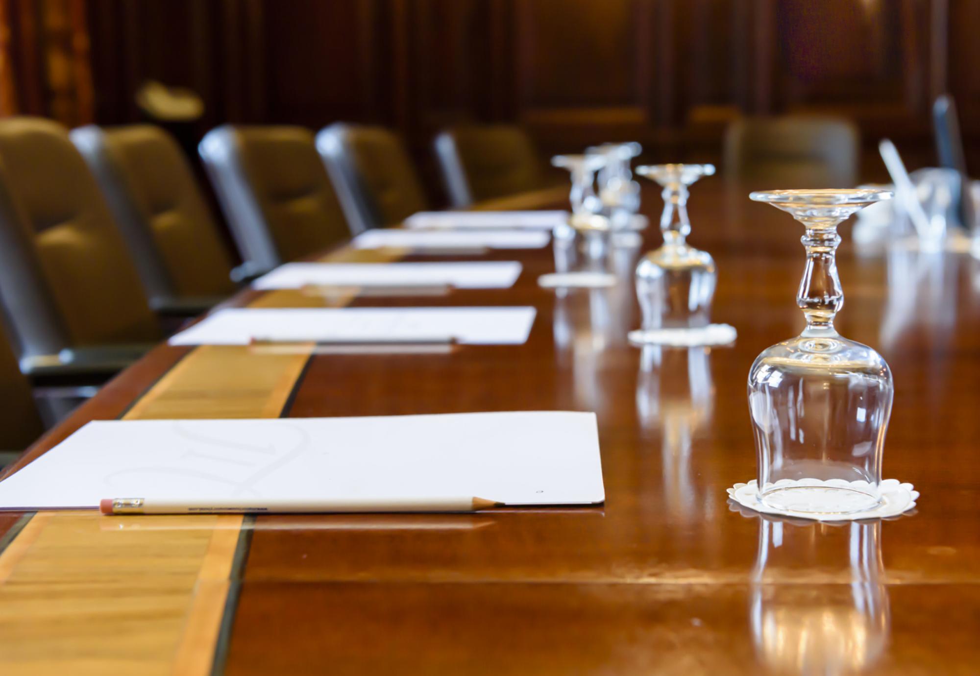 NHS board room