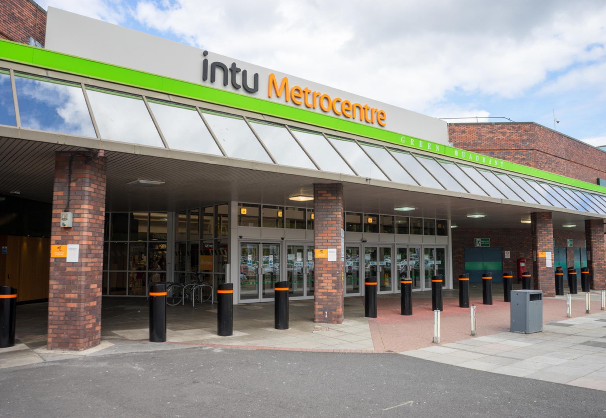 Entrance to the MetroCentre in Gateshead