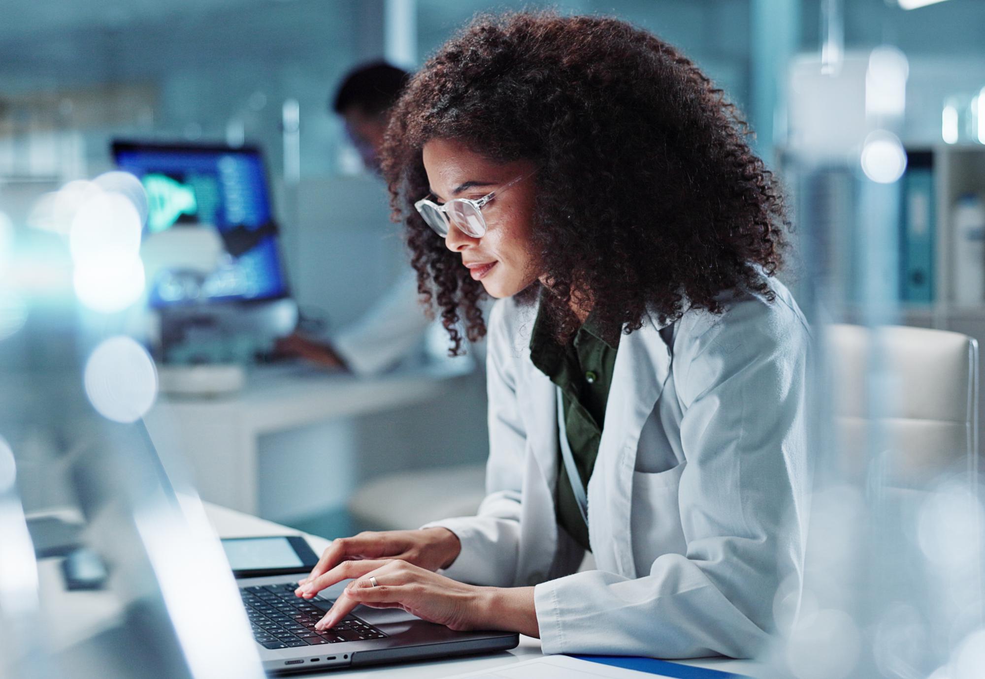 Image of a scientist conducting research