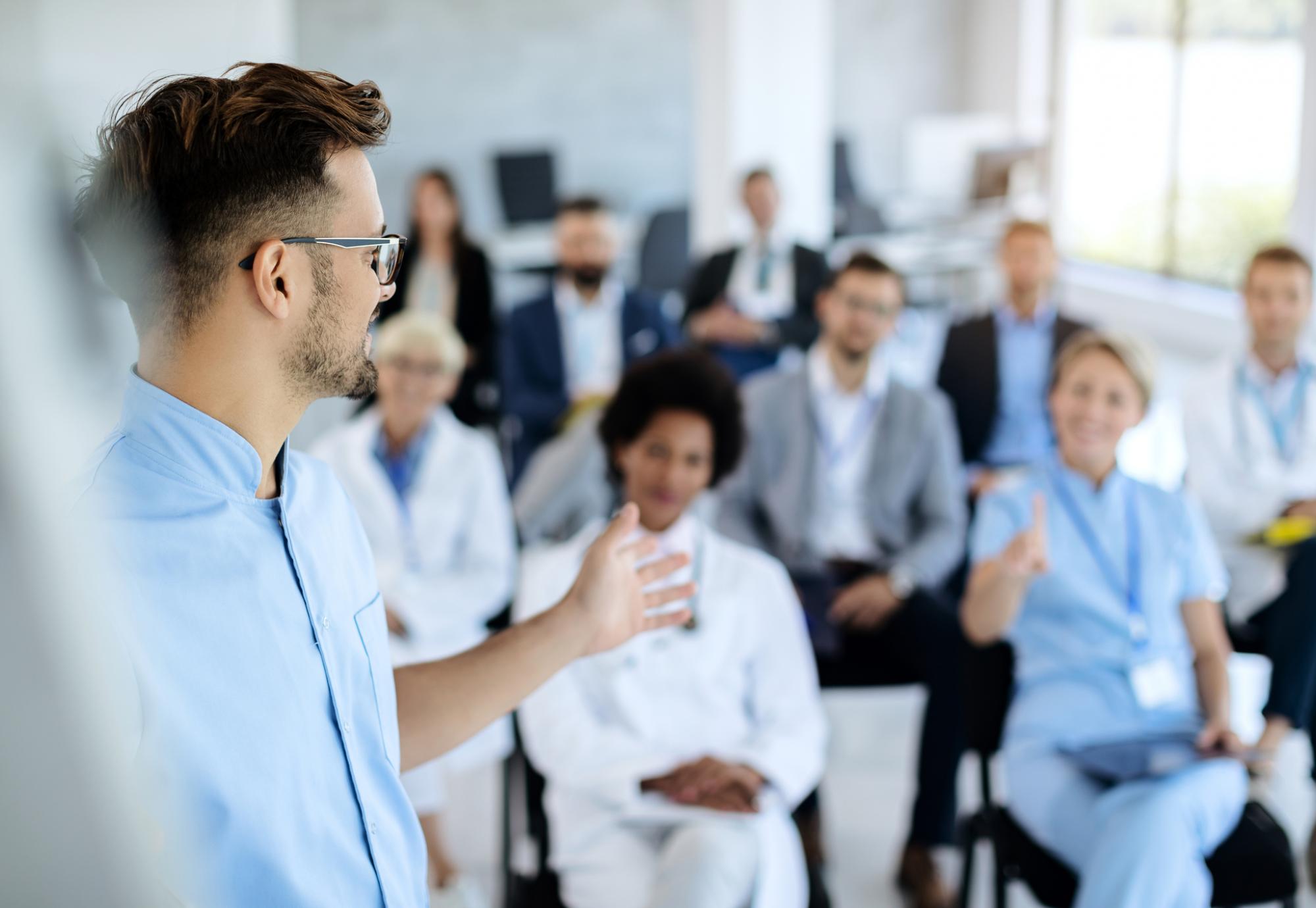 Doctors going through training