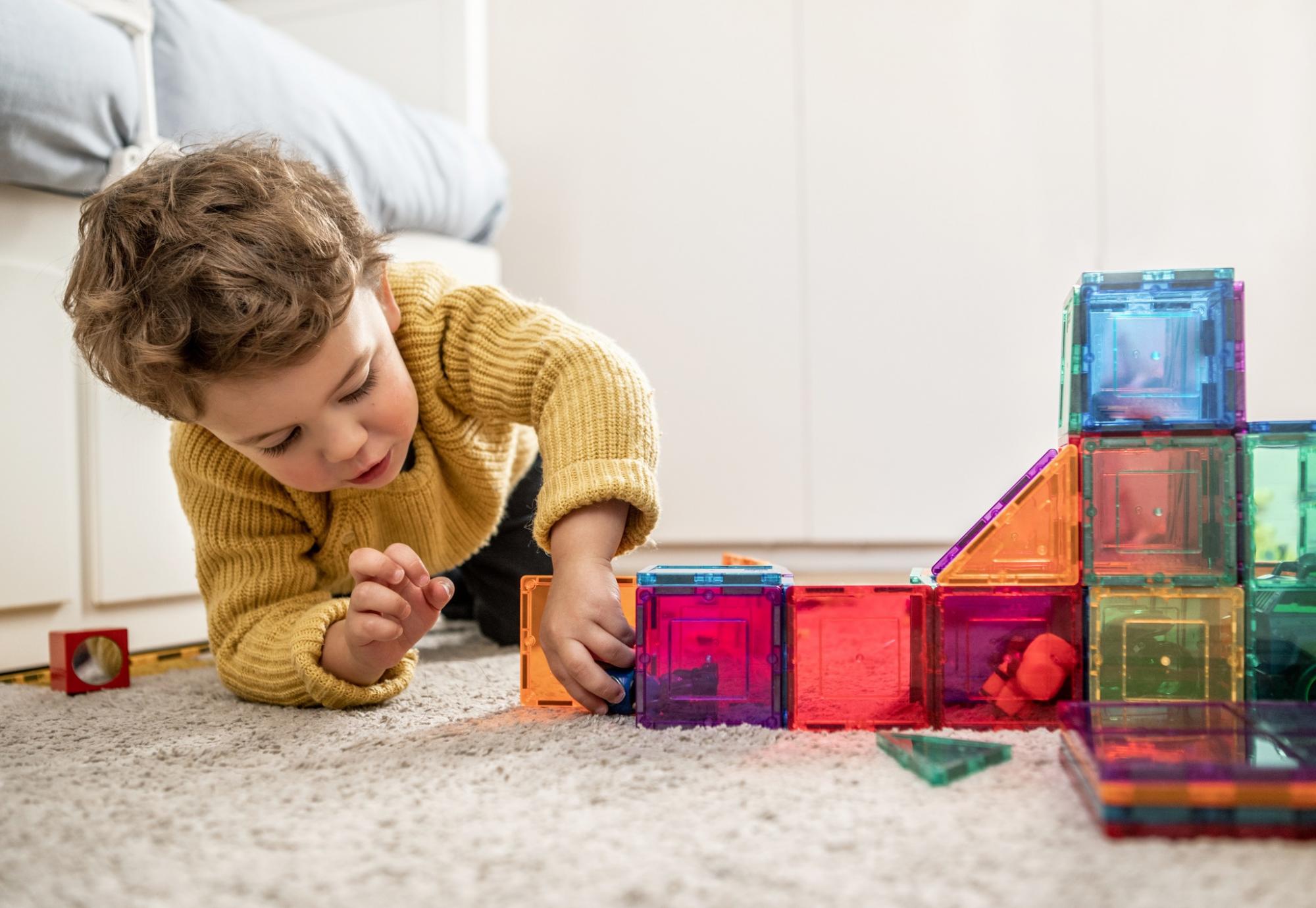Small child with epilesy playing