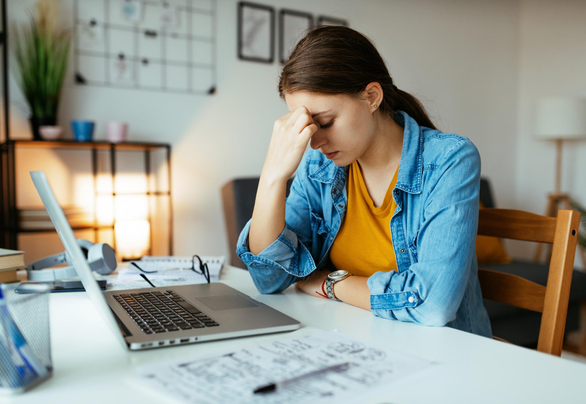 Young person out of work