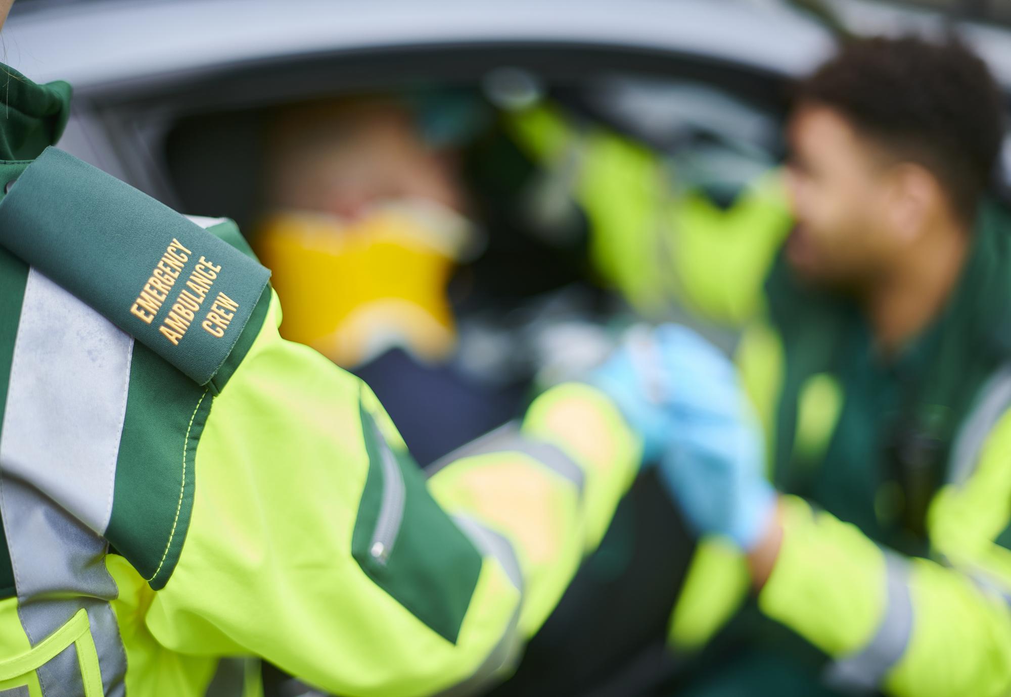 emergency ambulance crew