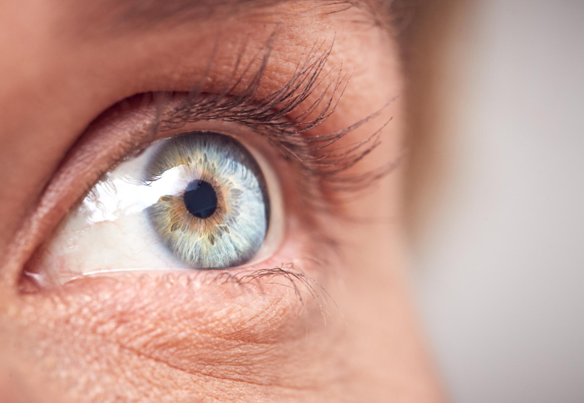 Close up of a woman's eye