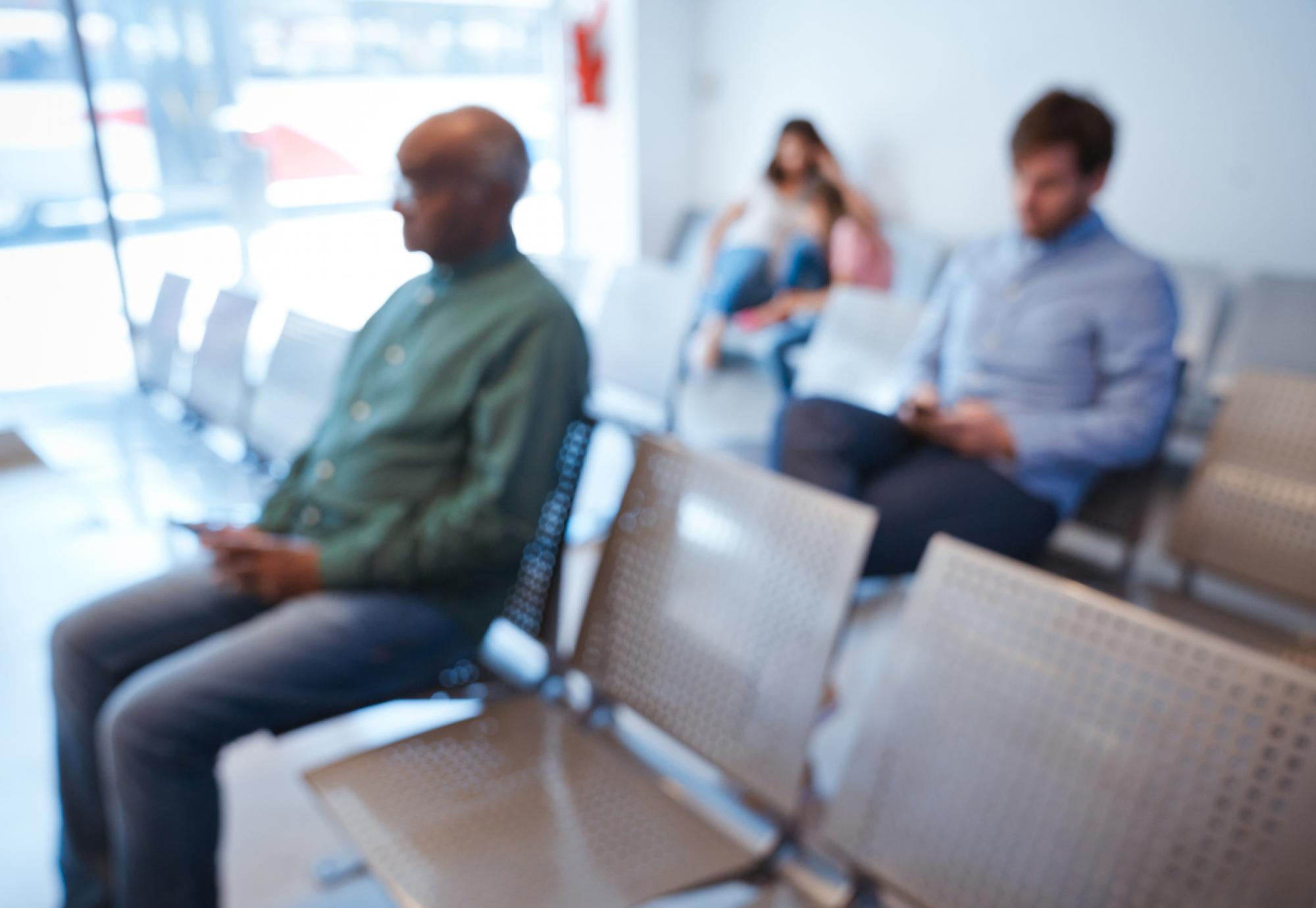 image of people at waiting room