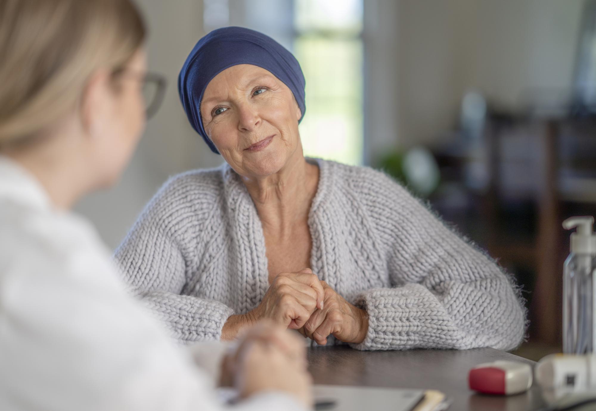 Cancer patient at home
