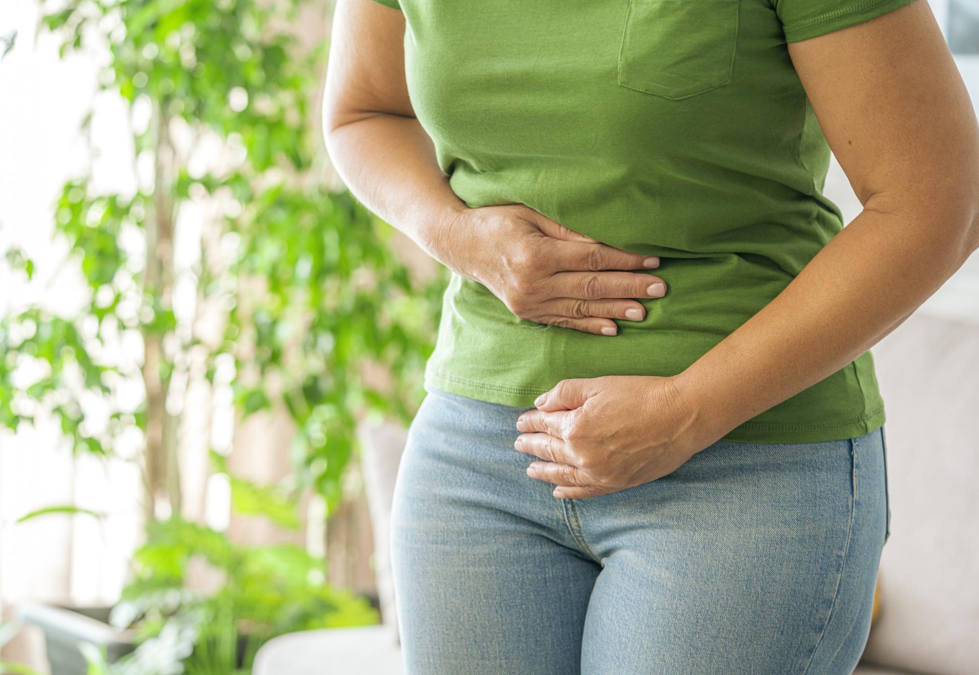 Woman experiencing pain