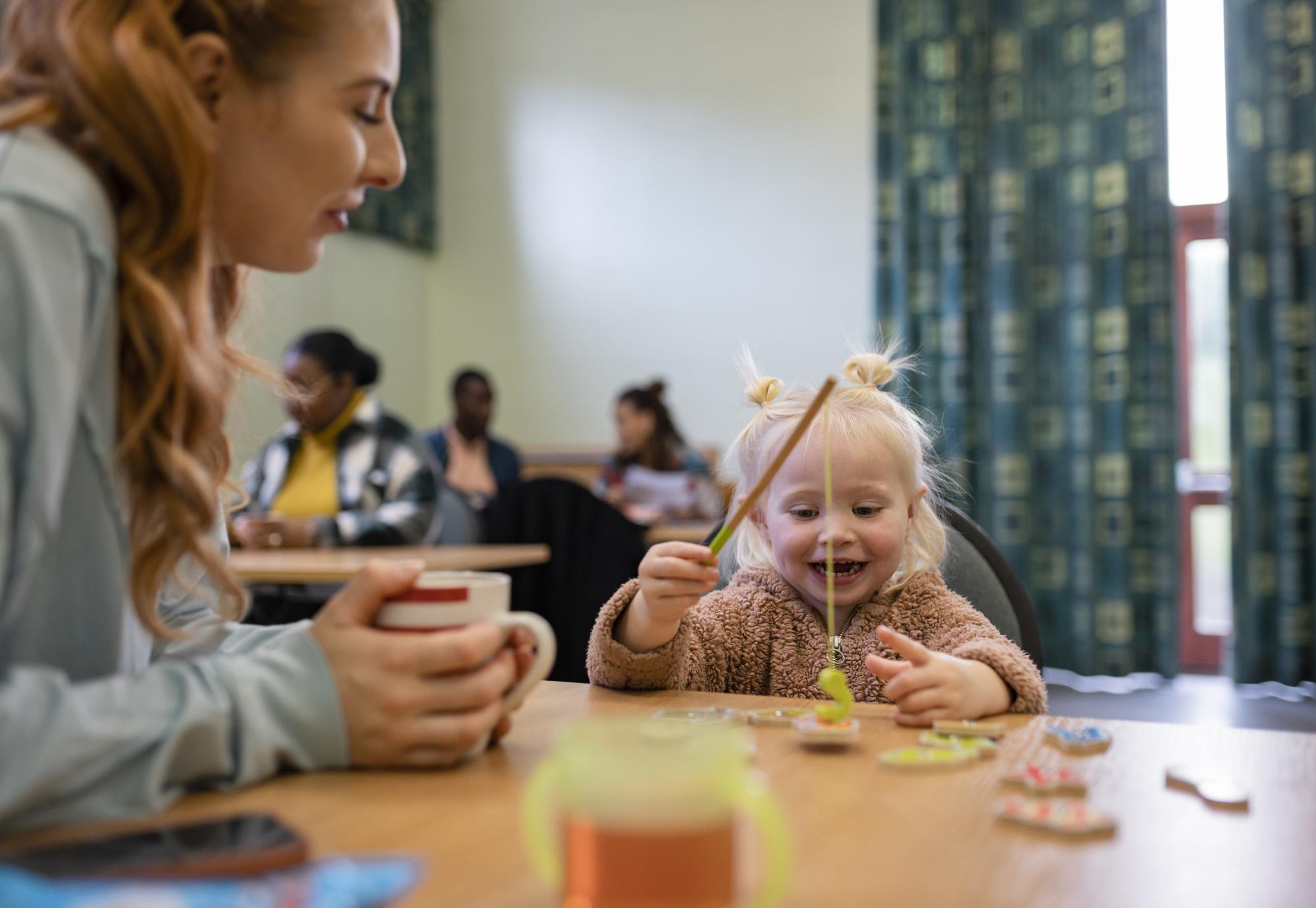 Child benefitting from community care