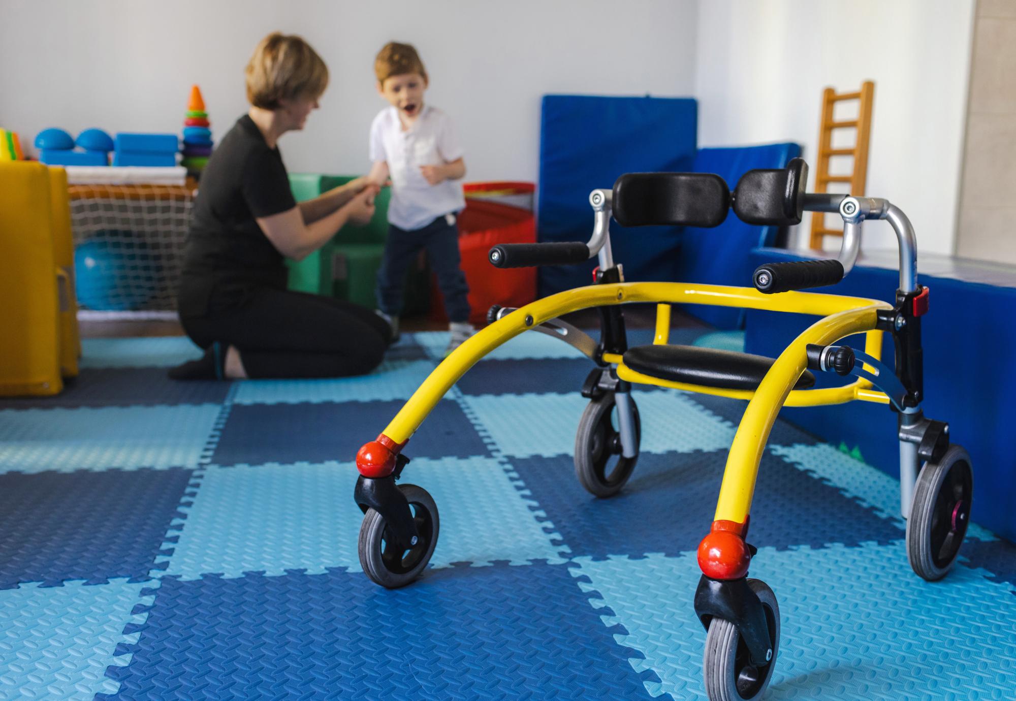 Child with cerebral palsy