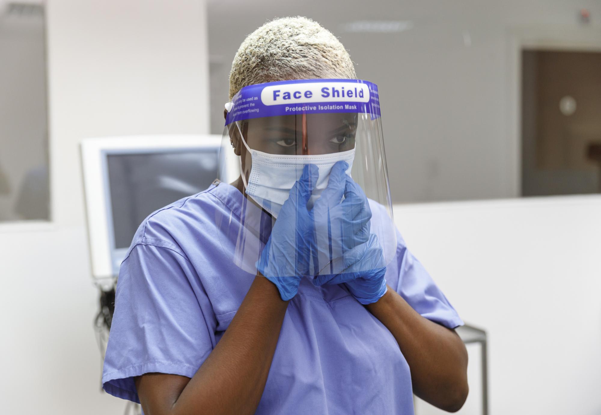 Health worker in pandemic