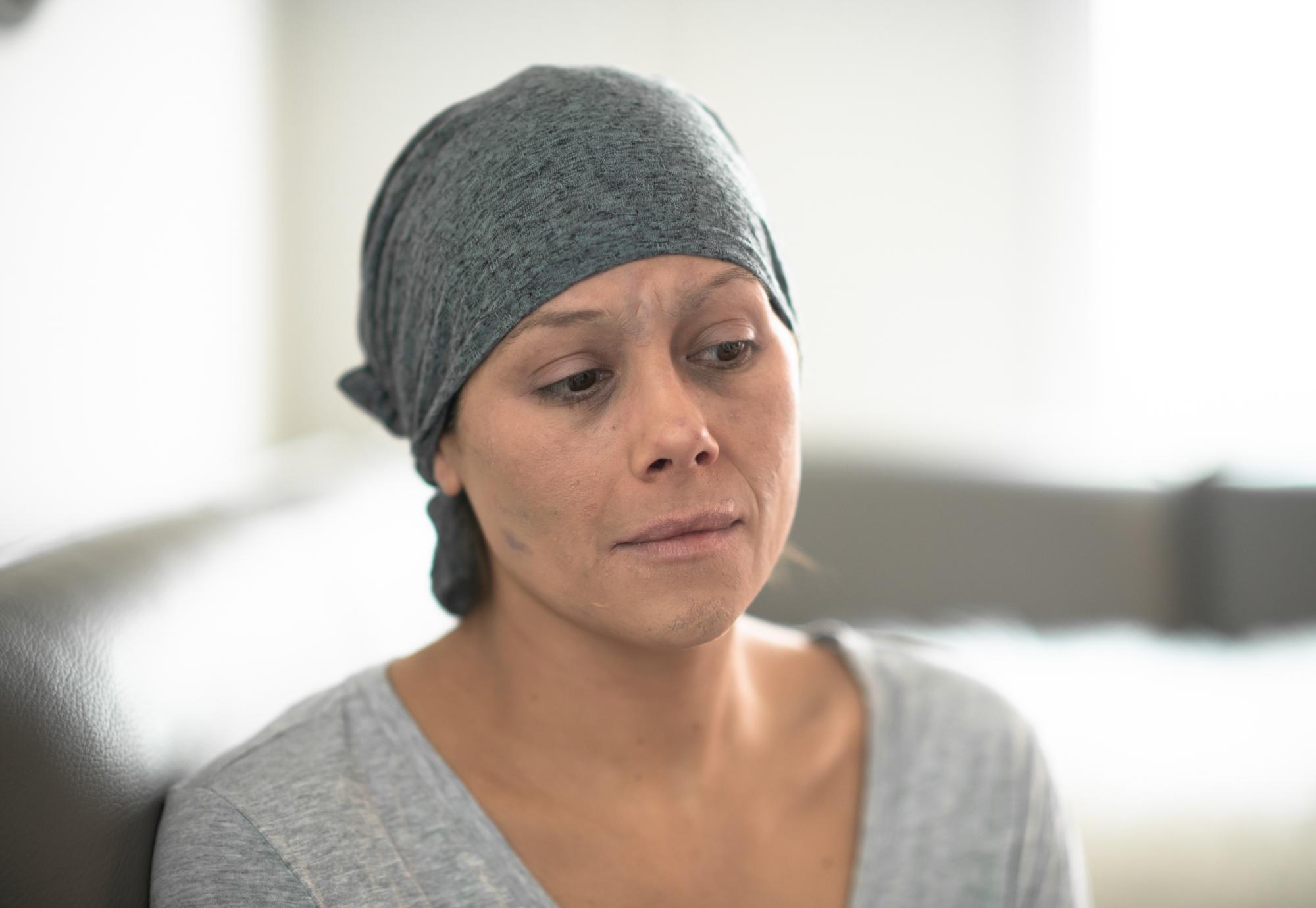 woman with cancer