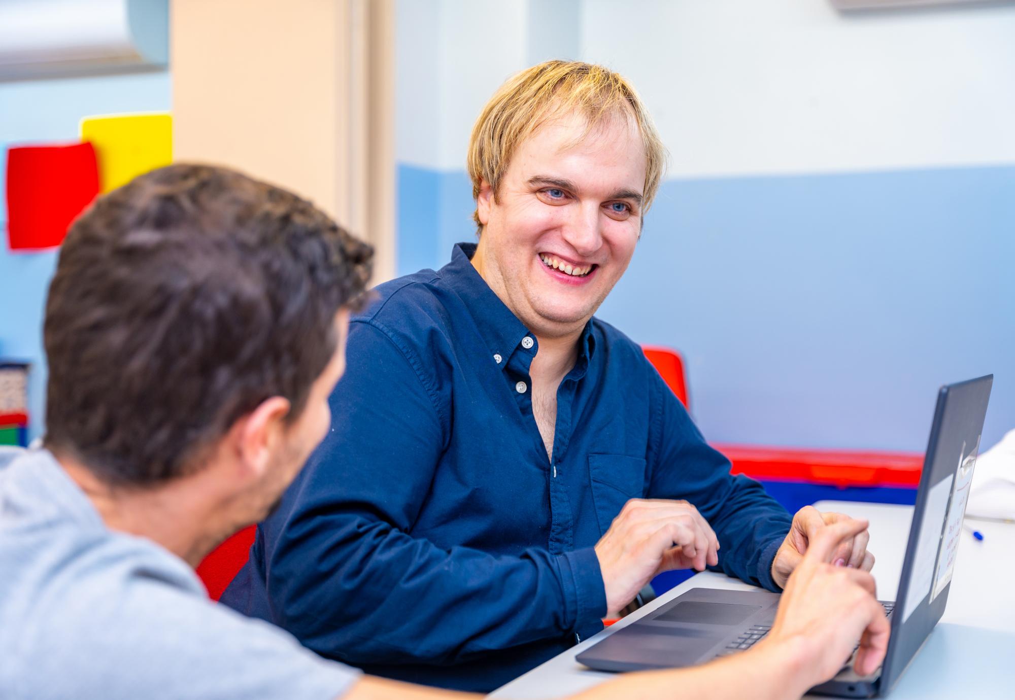 Man with learning disability