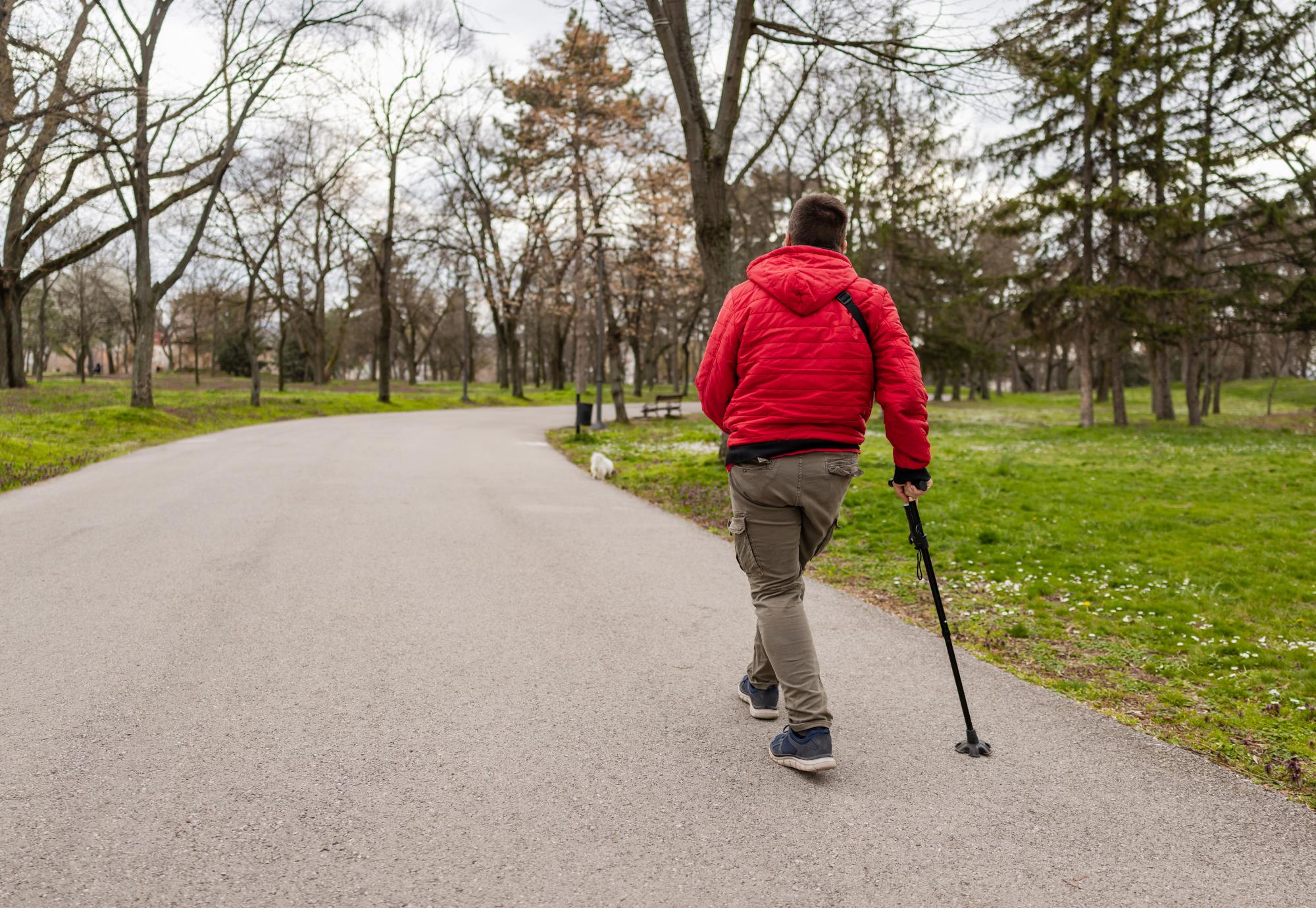 Man with multiple sclerosis