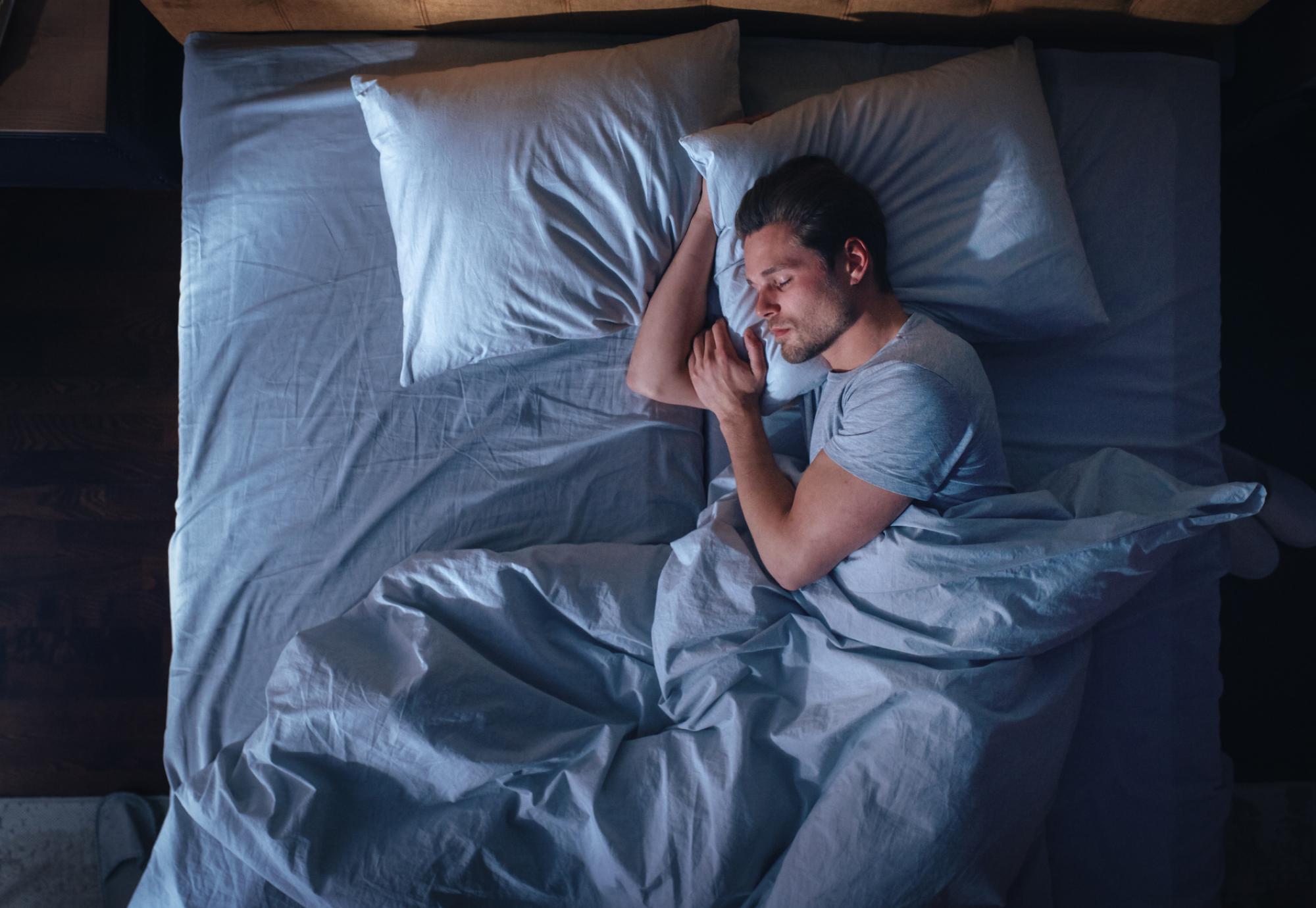 Man asleep