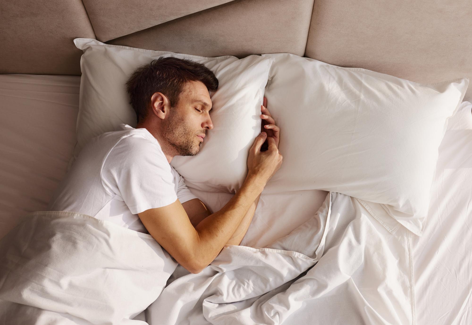 Man asleep