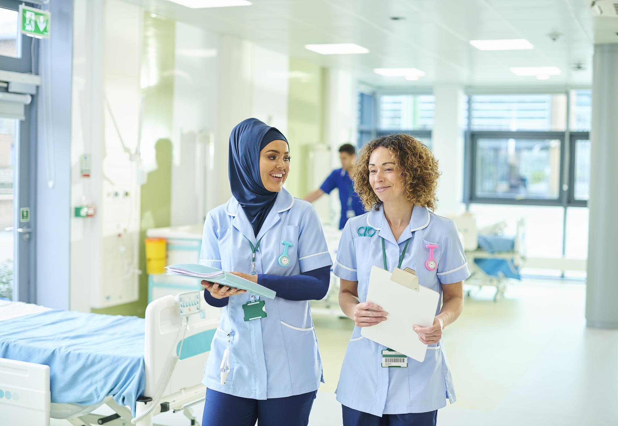 Nurses in a hospital
