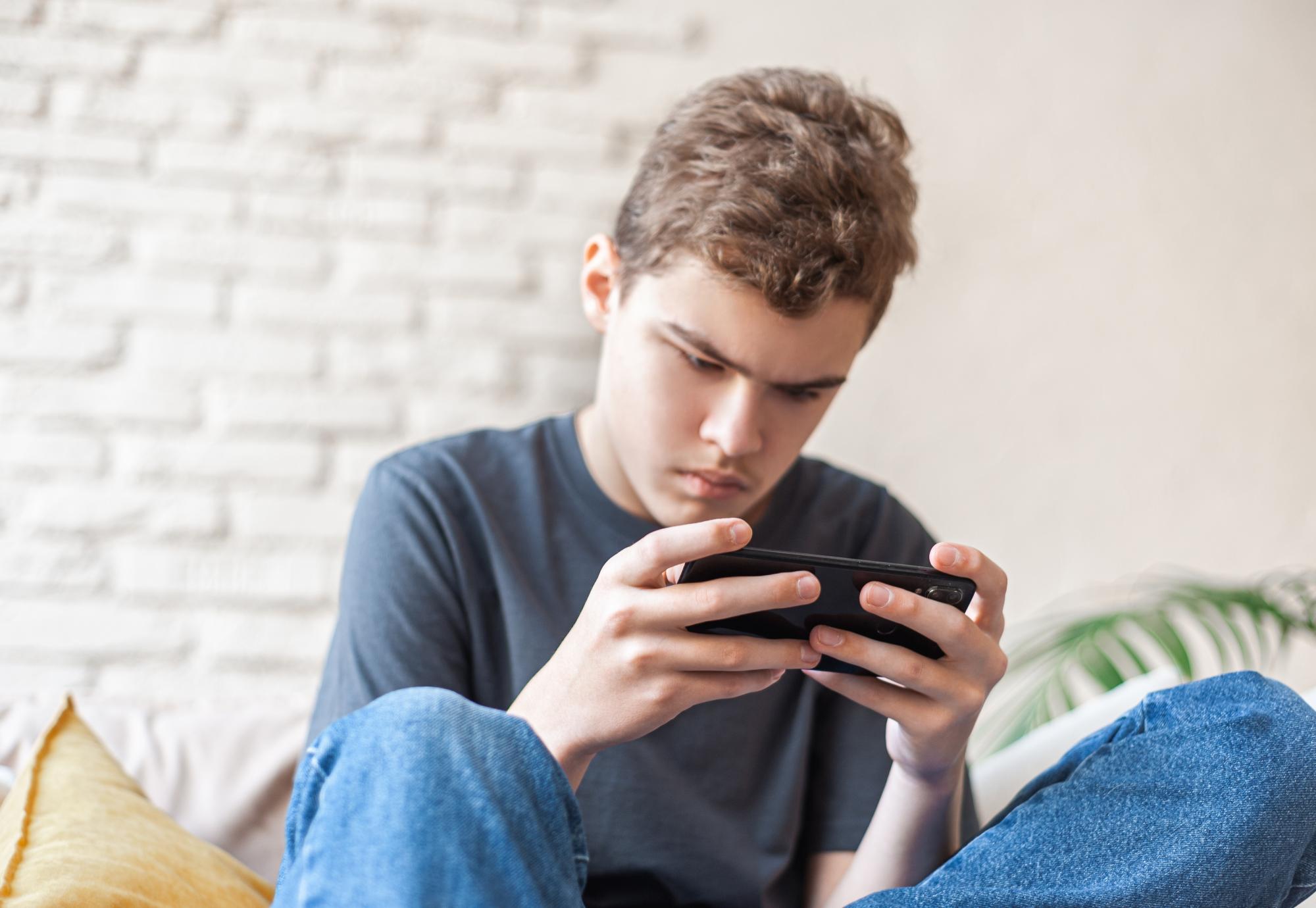 Teenager with autism