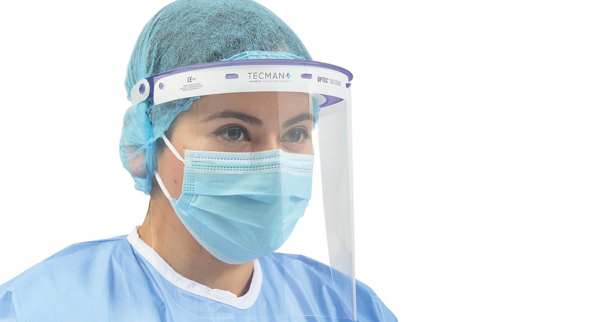 Tecman biomaterial face shield