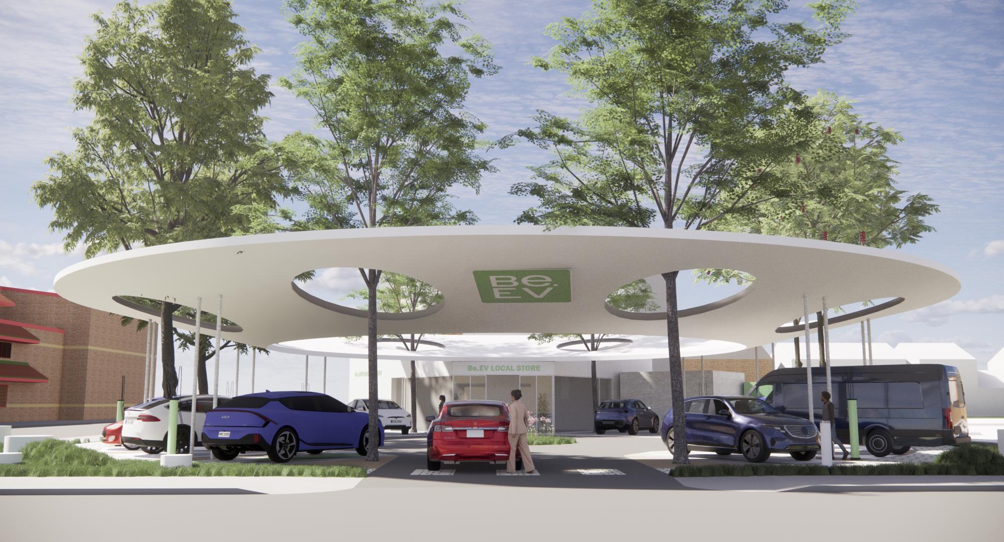 Be.EV charging hub