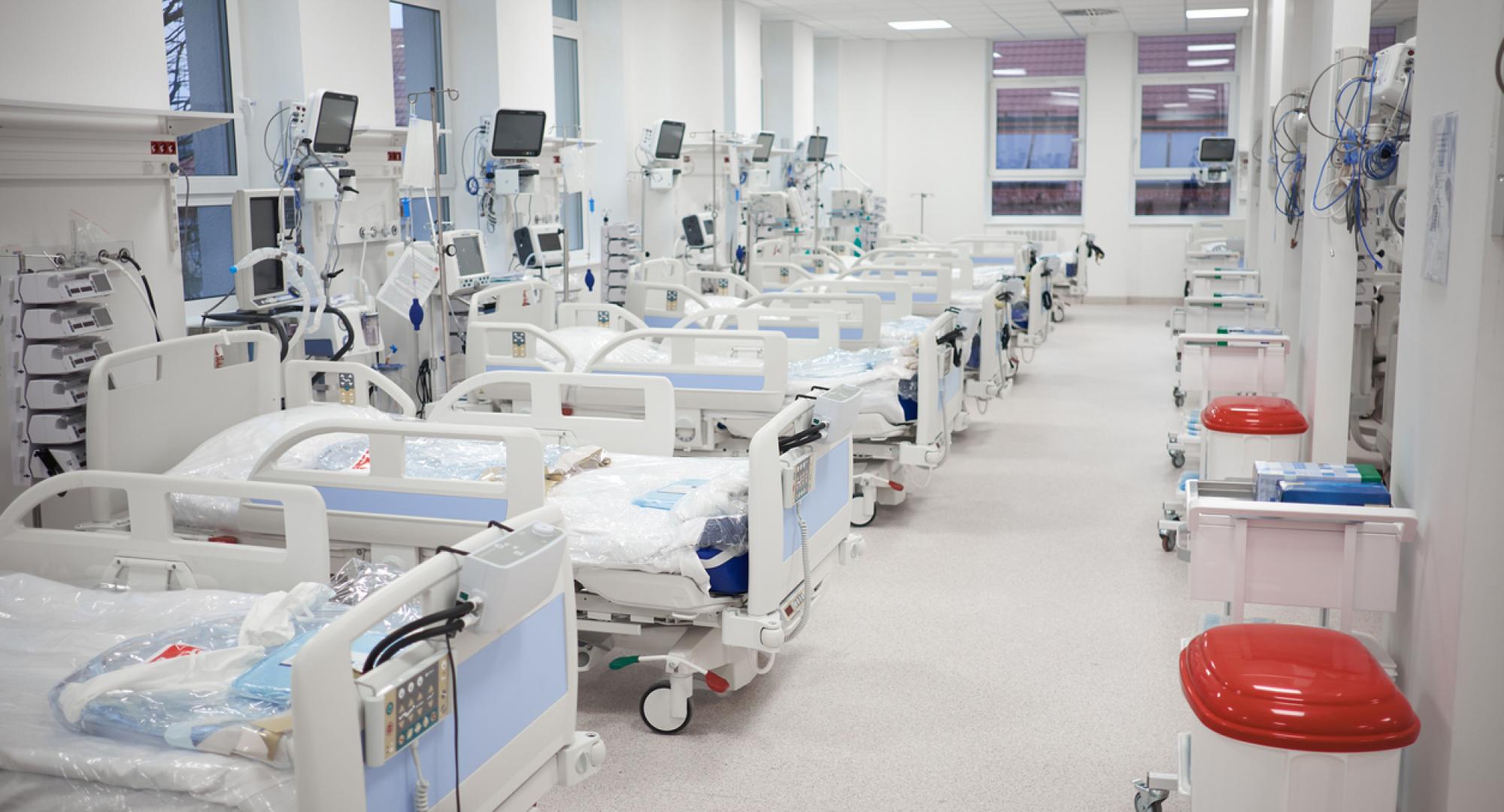 Modern hospital room