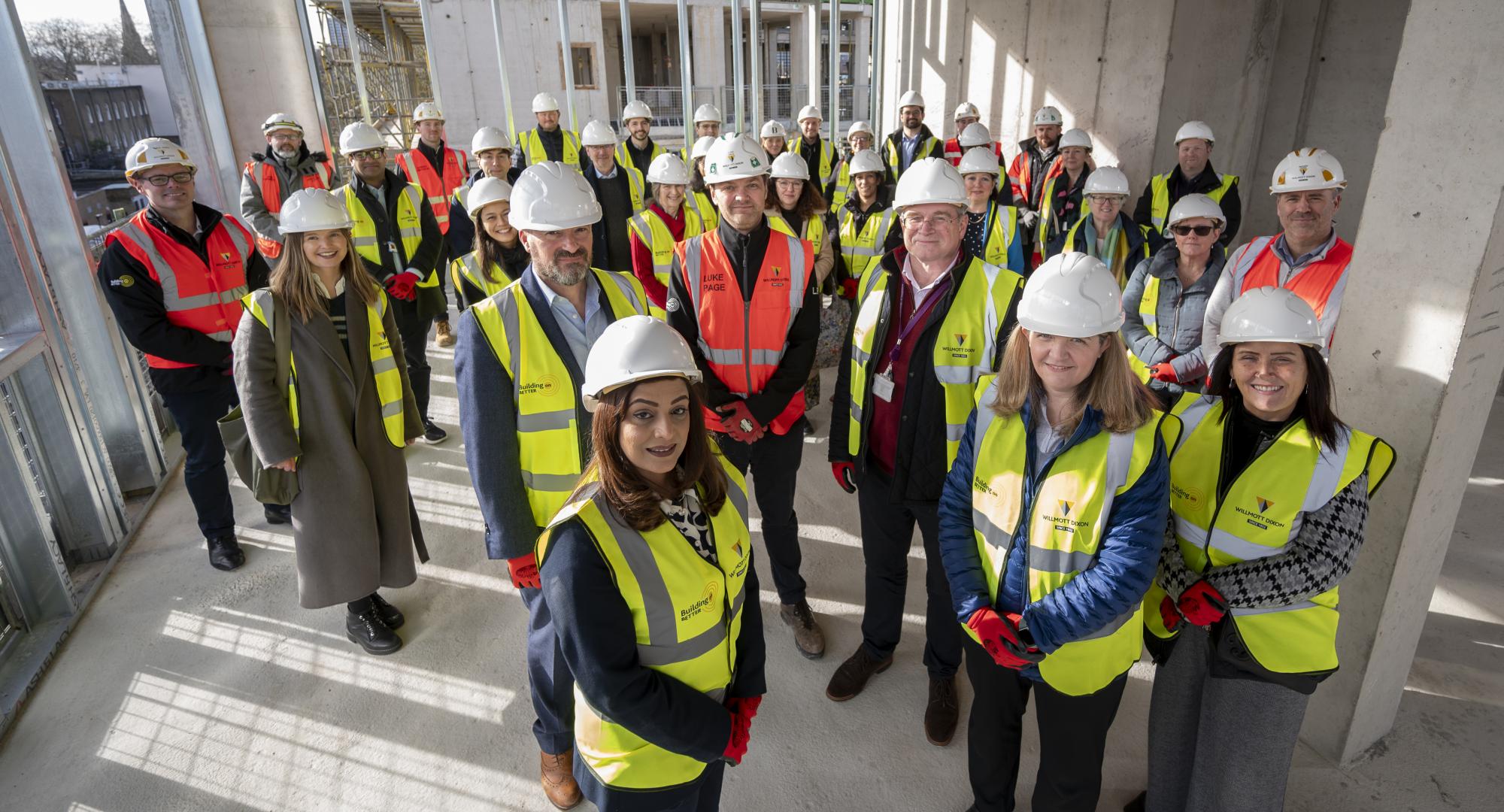 Chiswick Health Centre topping out event