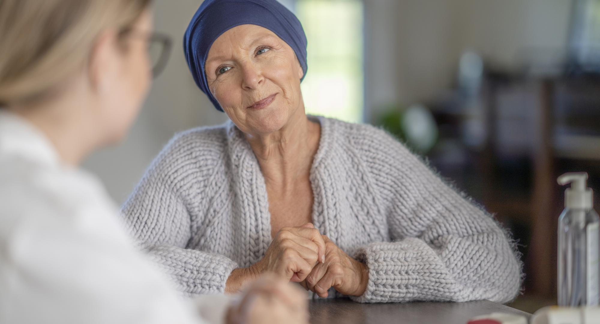 Cancer patient at home