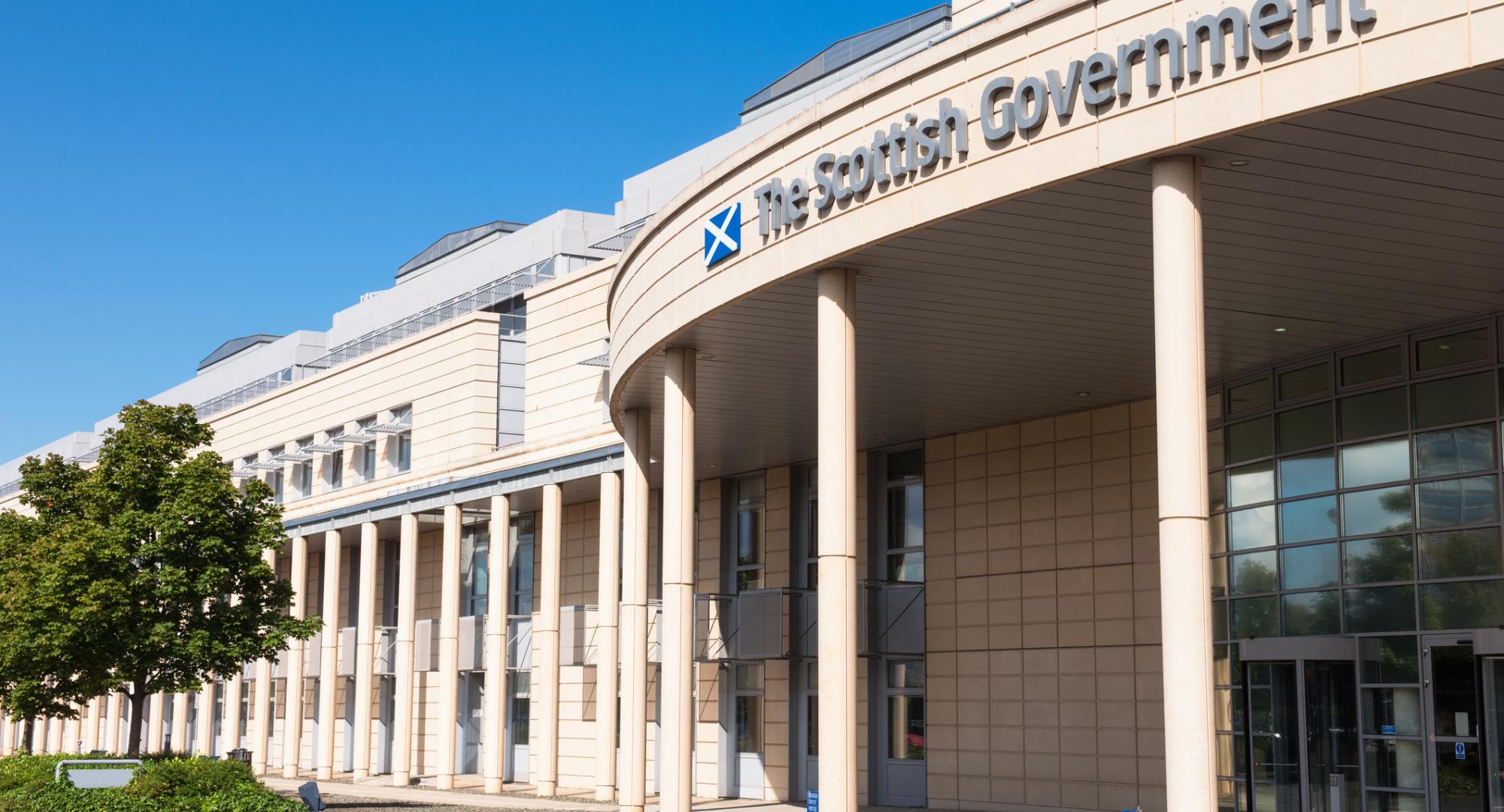Exterior of a Scottish Government building