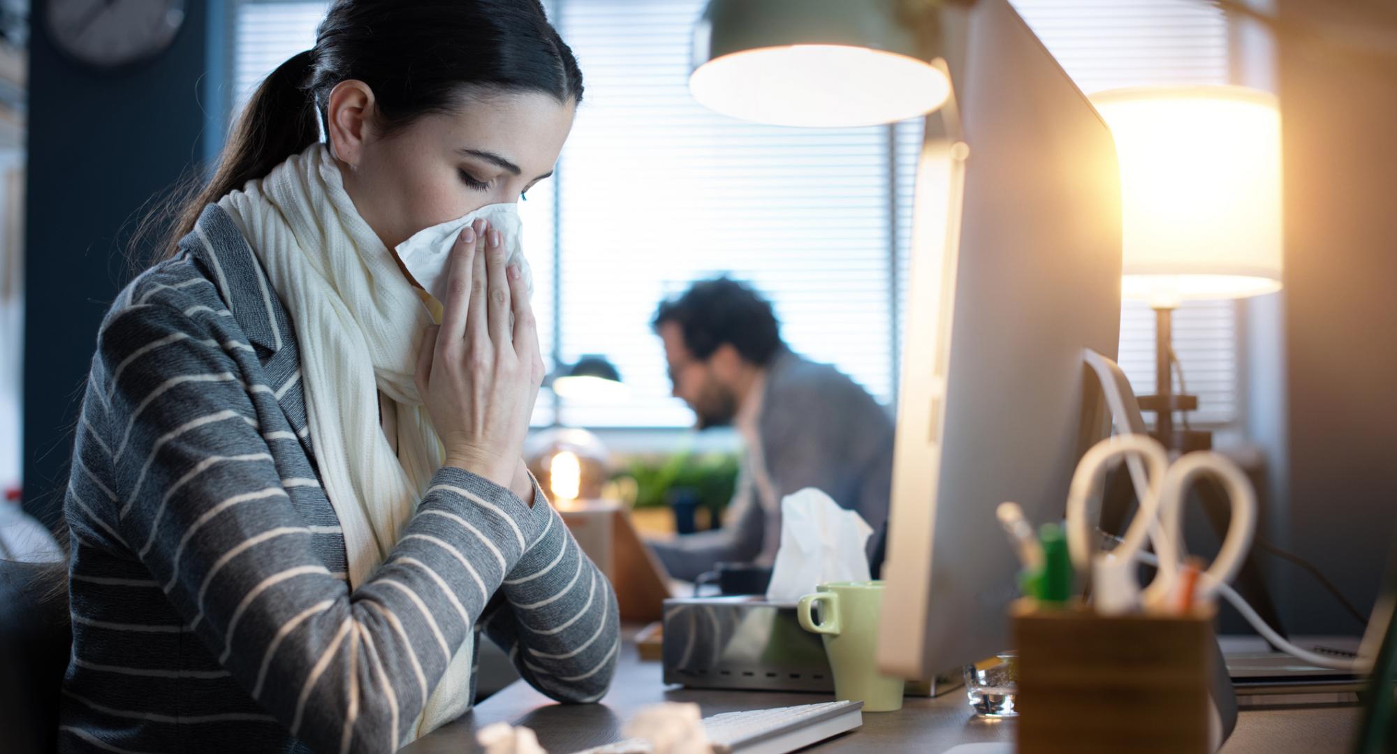 Person ill whilst at work