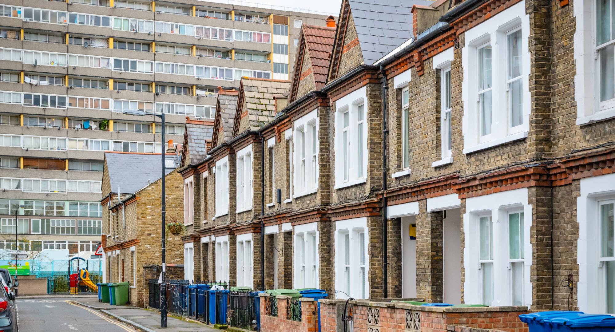 council block in the UK