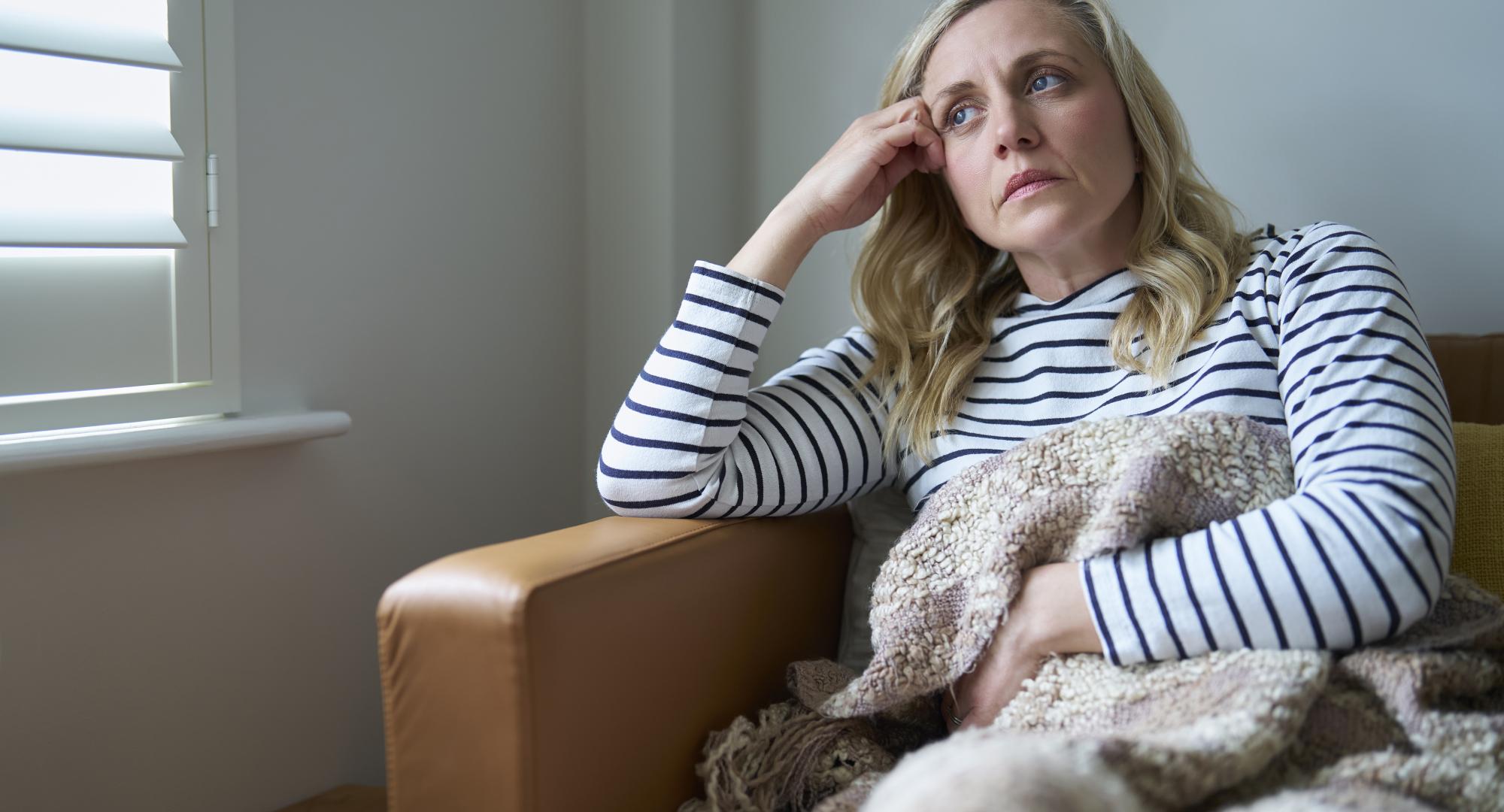 Woman in need of support