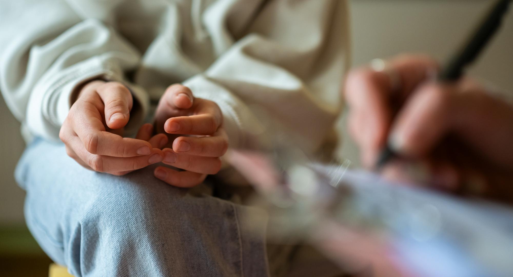 Young person in therapy