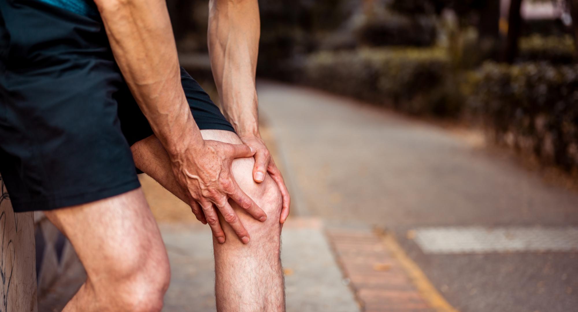 Man with osteoarthritis