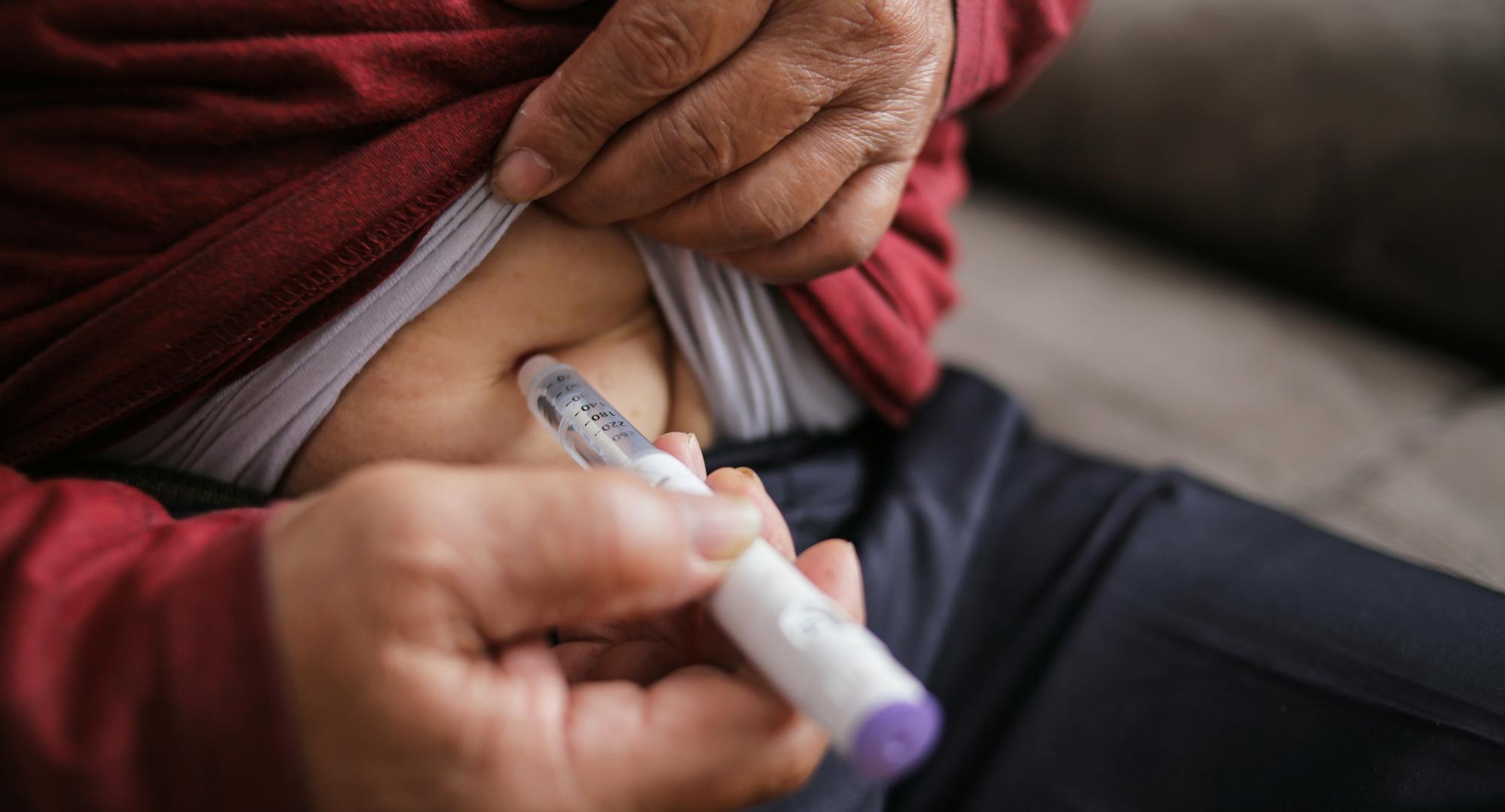 Insulin injection