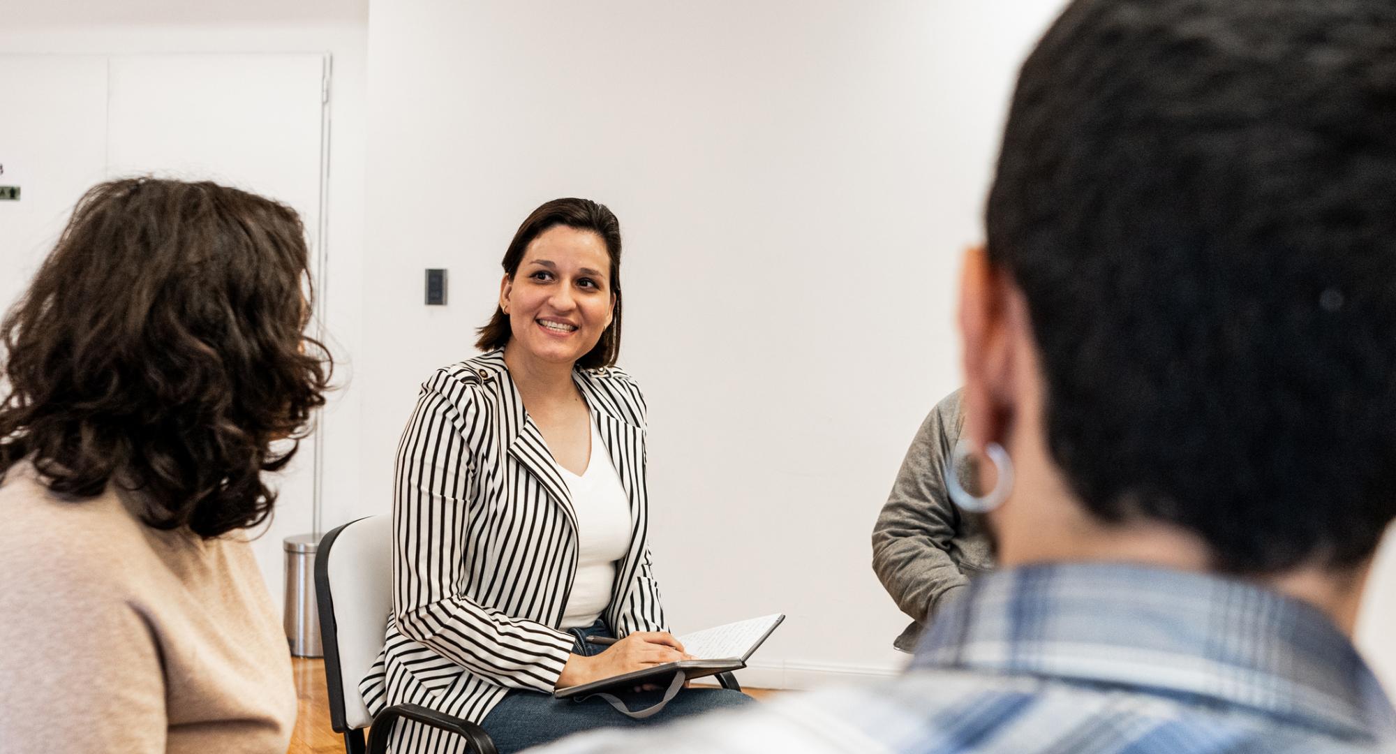 Patients talking