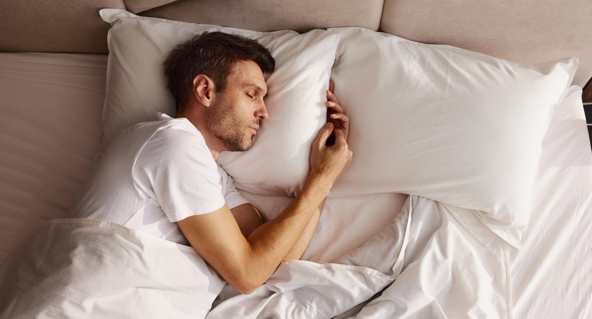 Man asleep