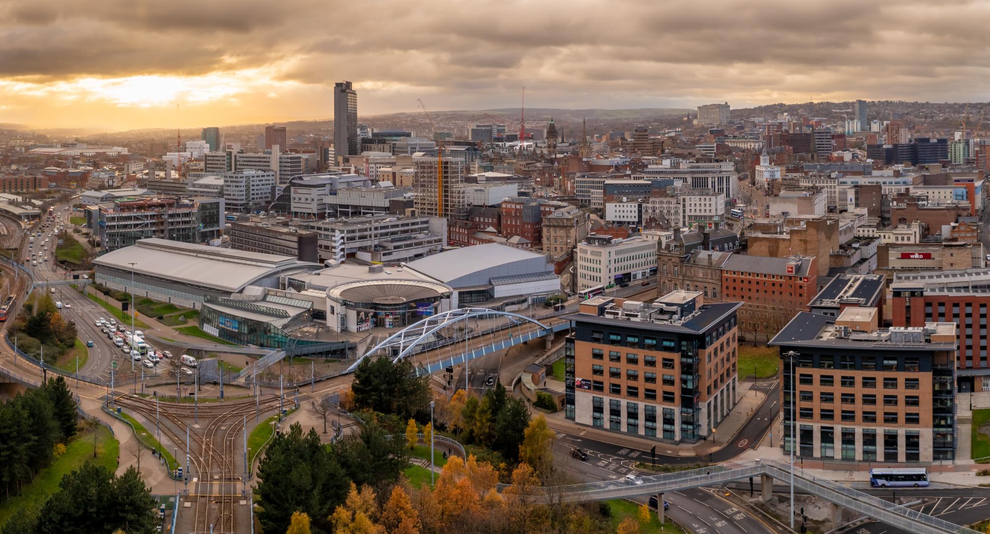 Sheffield aerial view