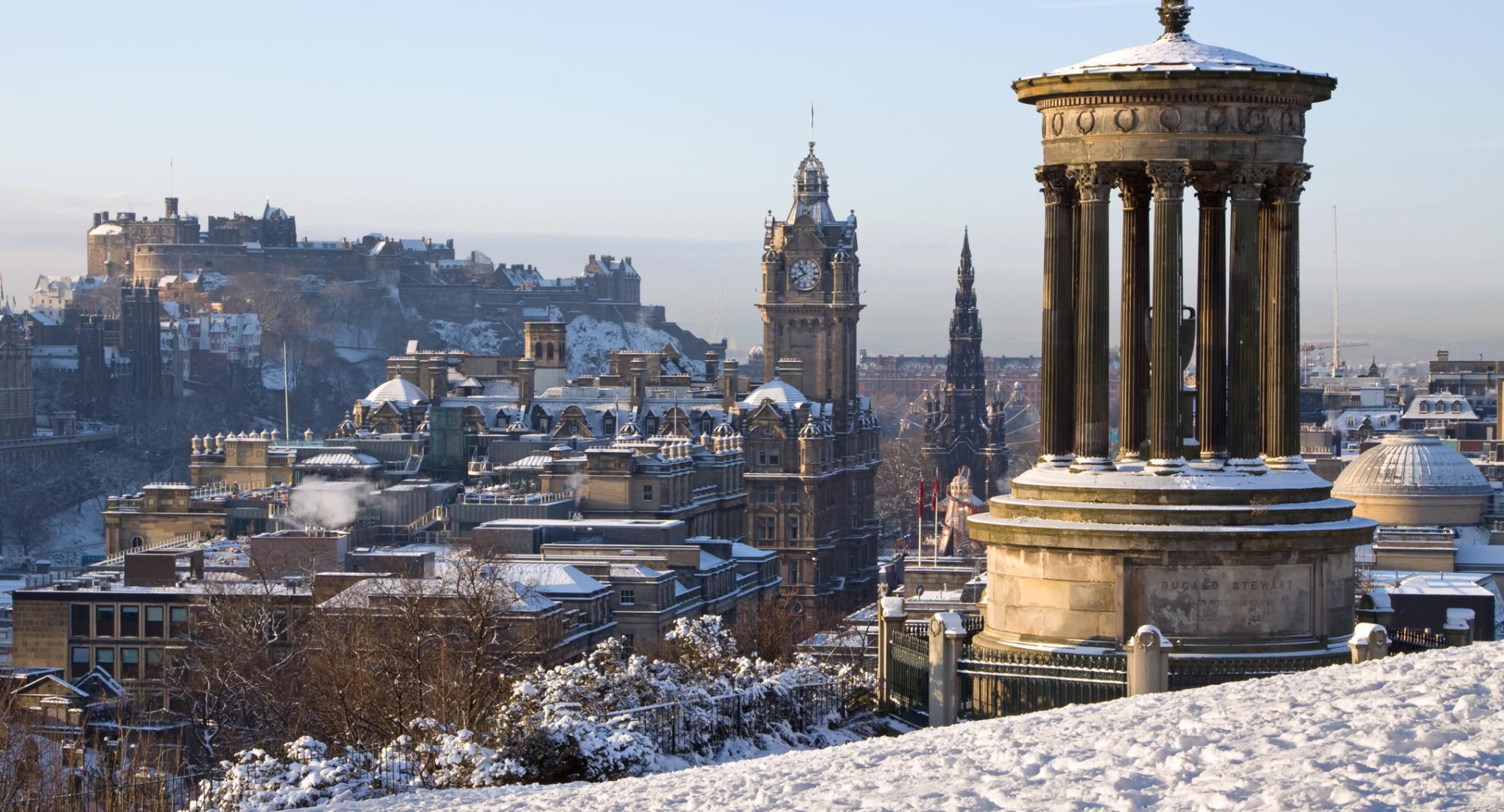 Edinburgh in the snow